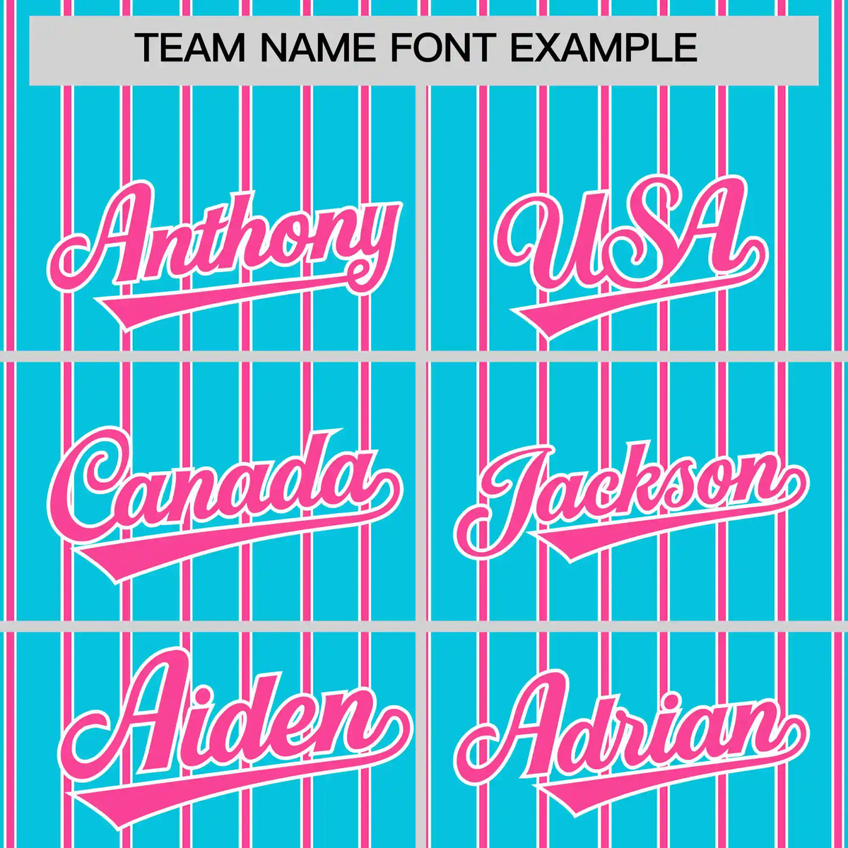 Custom Sky Blue White-Pink Pinstripe Pattern Design Performance T-Shirt