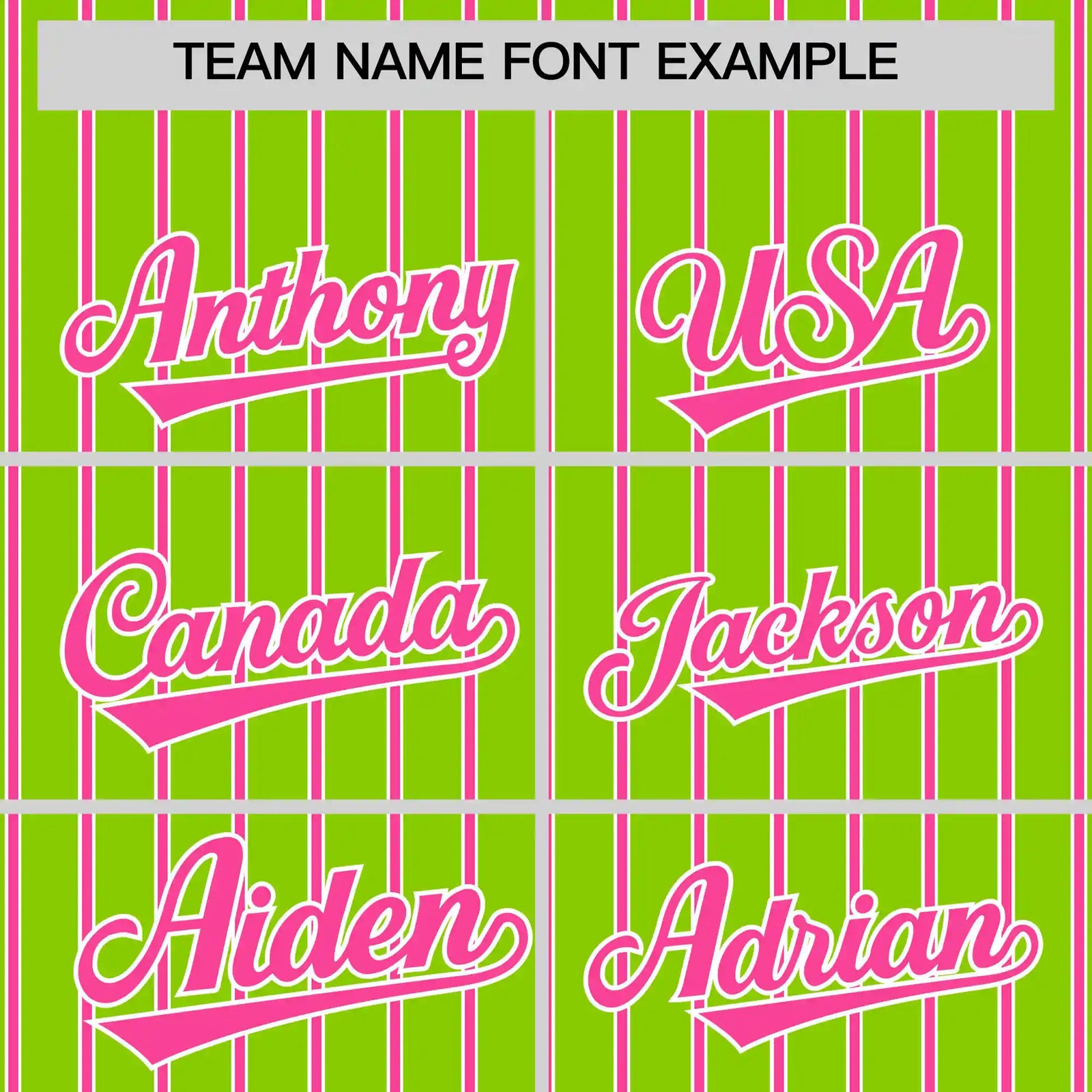 Custom Neon Green White-Pink Pinstripe Pattern Design Performance T-Shirt