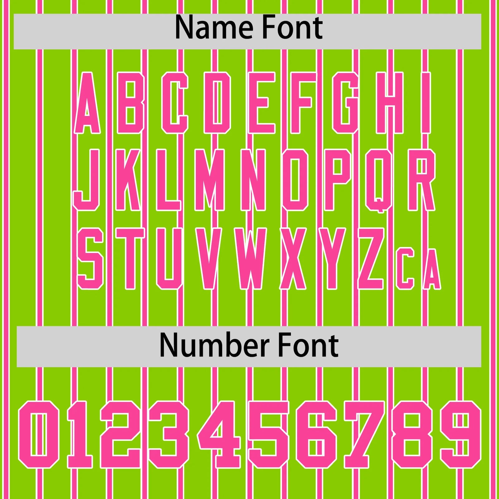 Custom Neon Green White-Pink Pinstripe Pattern Design Performance T-Shirt