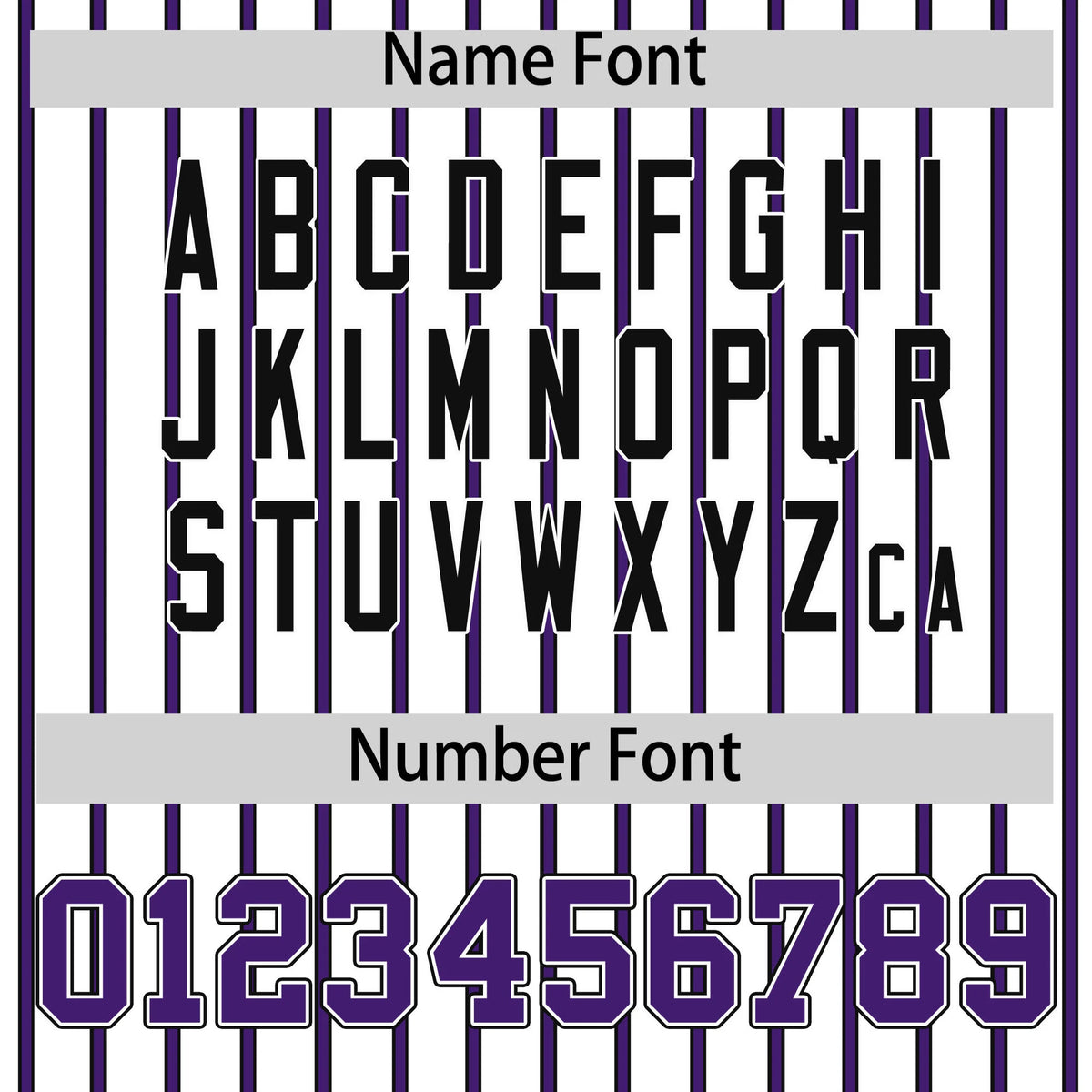 Custom White Black-Purple Pinstripe Pattern Design Performance T-Shirt