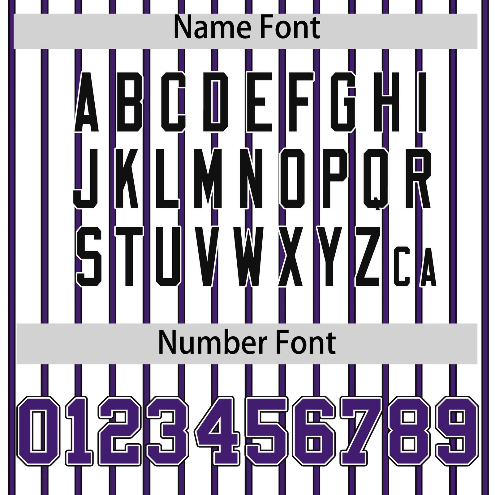 Custom White Black-Purple Pinstripe Pattern Design Performance T-Shirt