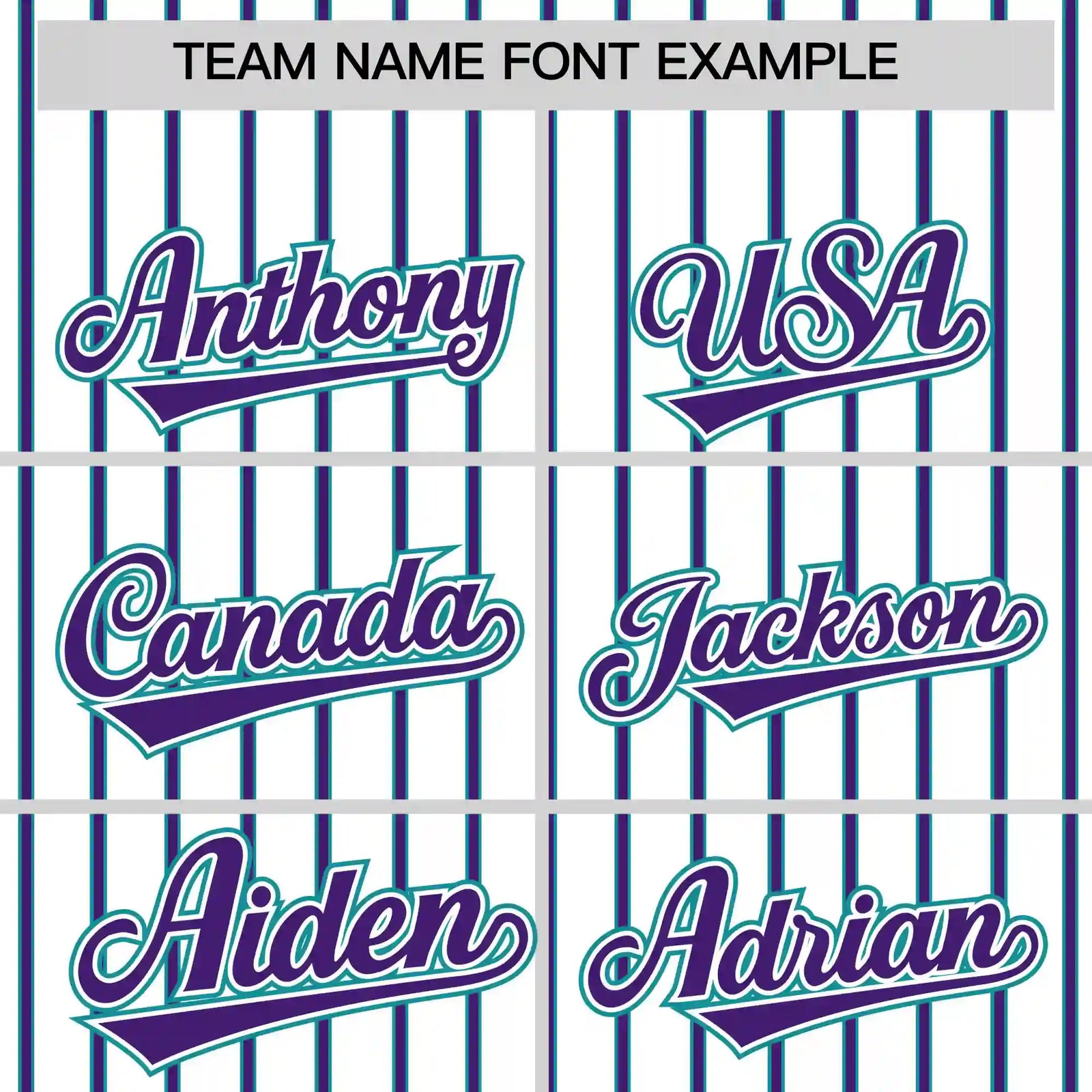 Custom White Aqua-Purple Pinstripe Pattern Design Performance T-Shirt