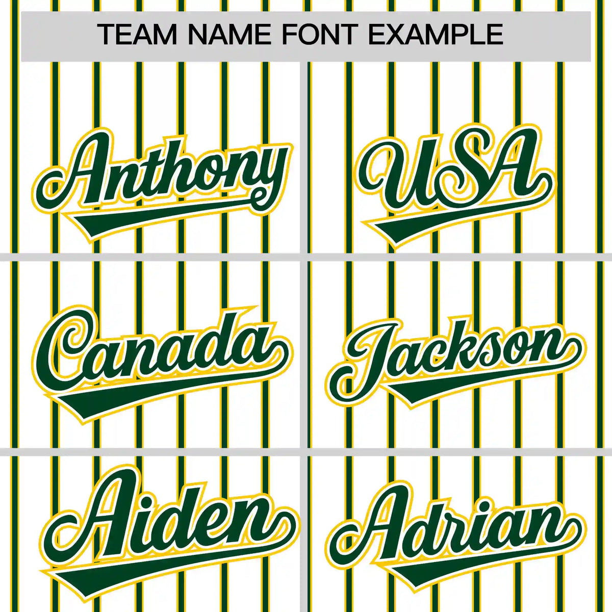 Custom White Gold01-Green Pinstripe Pattern Design Performance T-Shirt