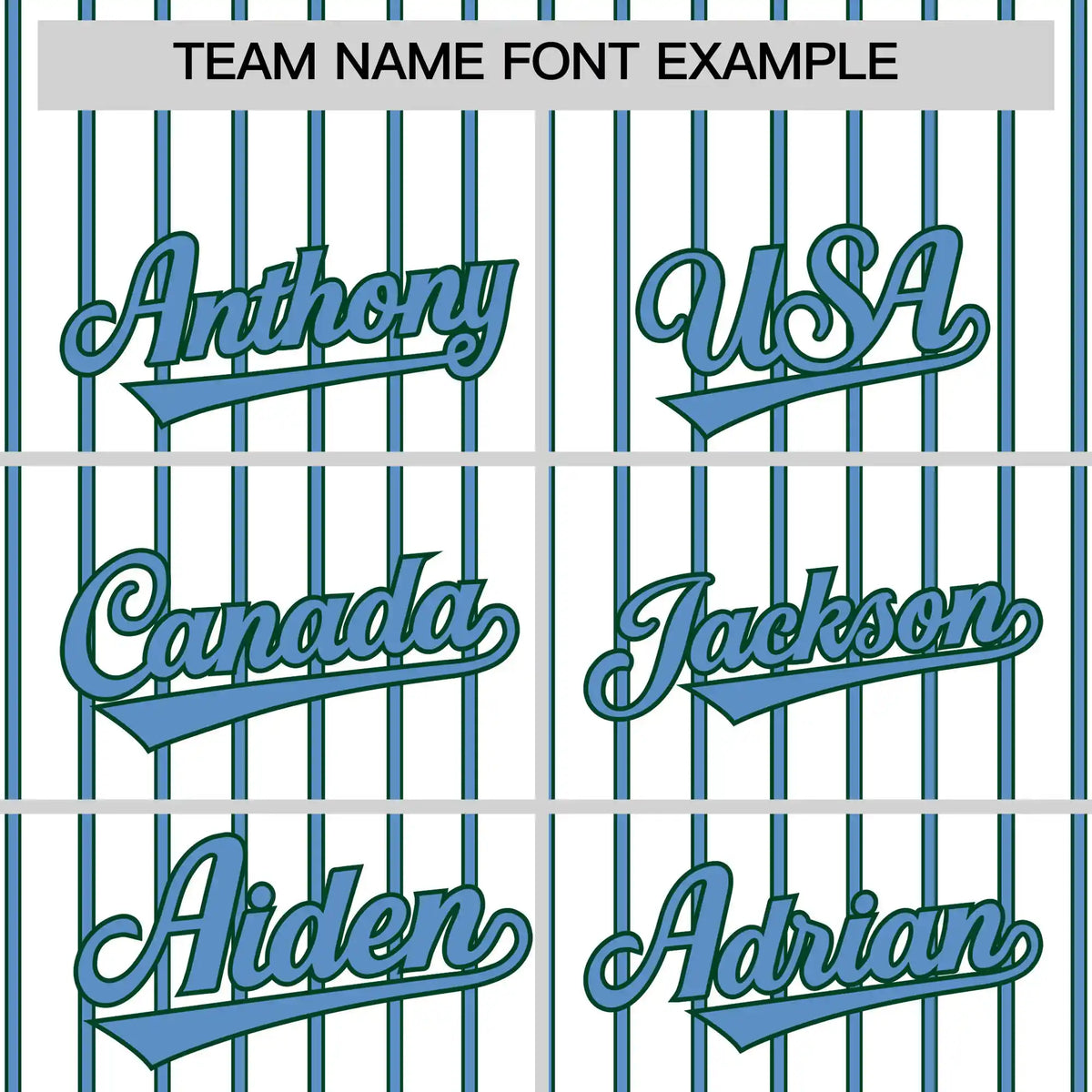 Custom White Light Blue-Green Pinstripe Pattern Design Performance T-Shirt