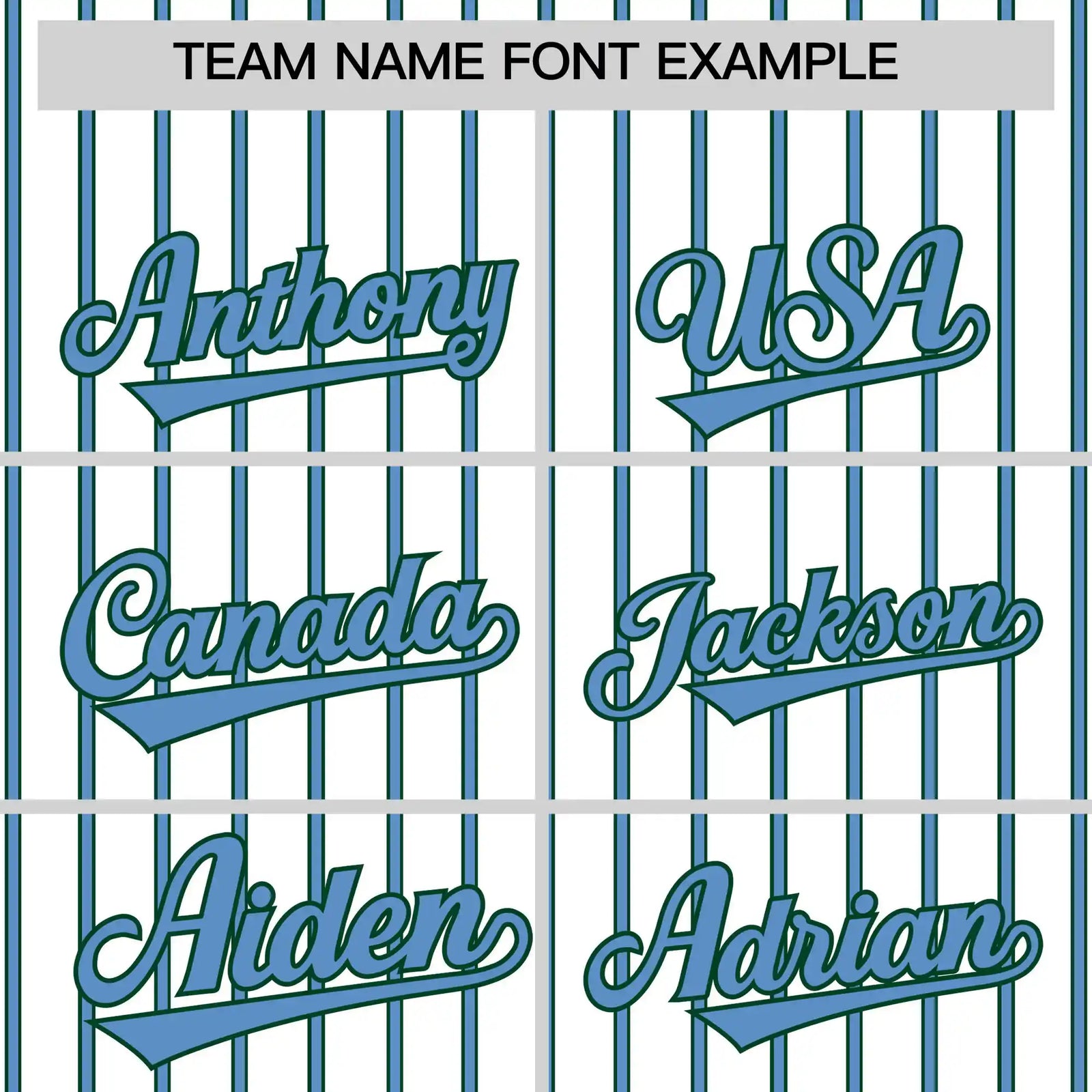 Custom White Light Blue-Green Pinstripe Pattern Design Performance T-Shirt