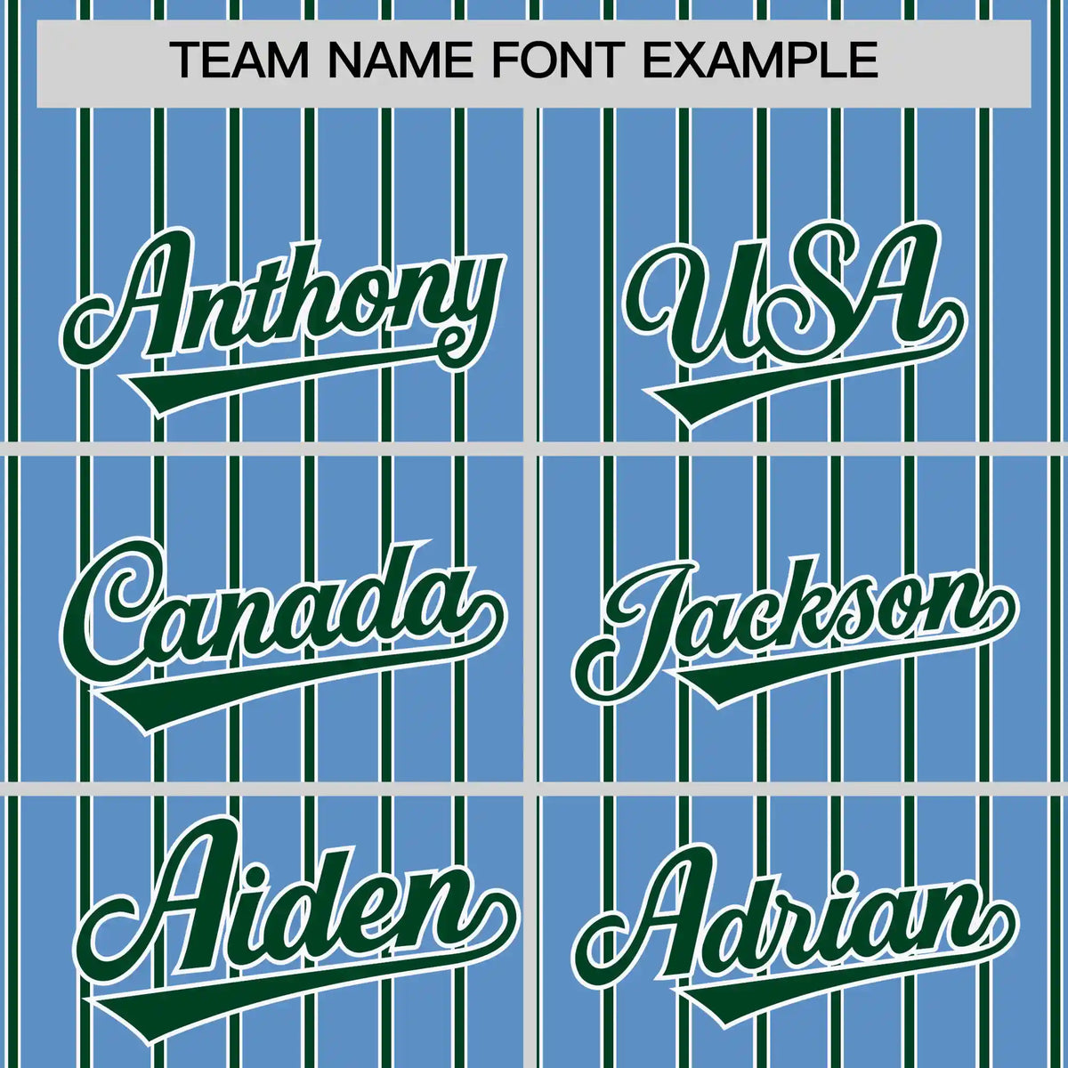 Custom Light Blue White-Green Pinstripe Pattern Design Performance T-Shirt