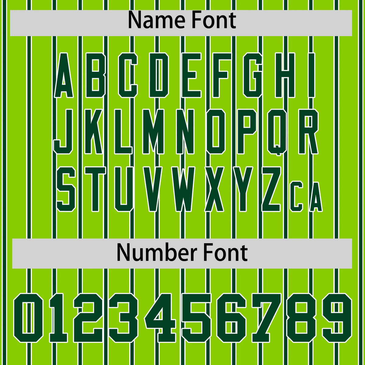 Custom Neon Green White-Green Pinstripe Pattern Design Performance T-Shirt