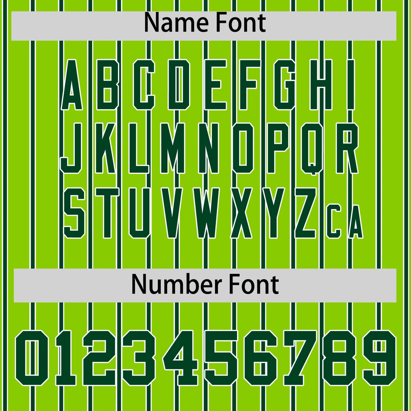 Custom Neon Green White-Green Pinstripe Pattern Design Performance T-Shirt