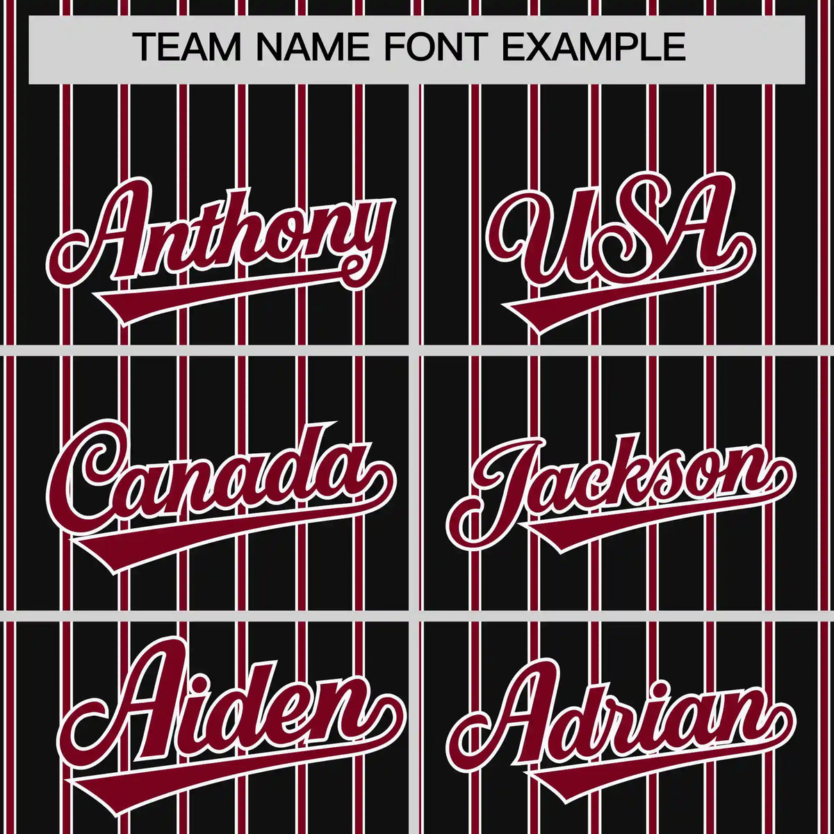 Custom Black White-Crimson Pinstripe Pattern Design Performance T-Shirt