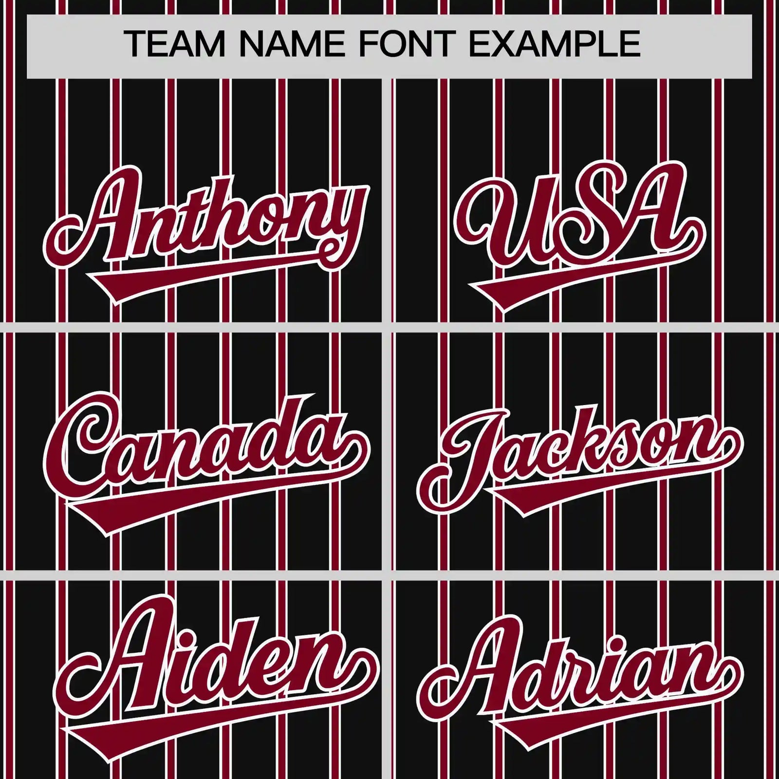 Custom Black White-Crimson Pinstripe Pattern Design Performance T-Shirt