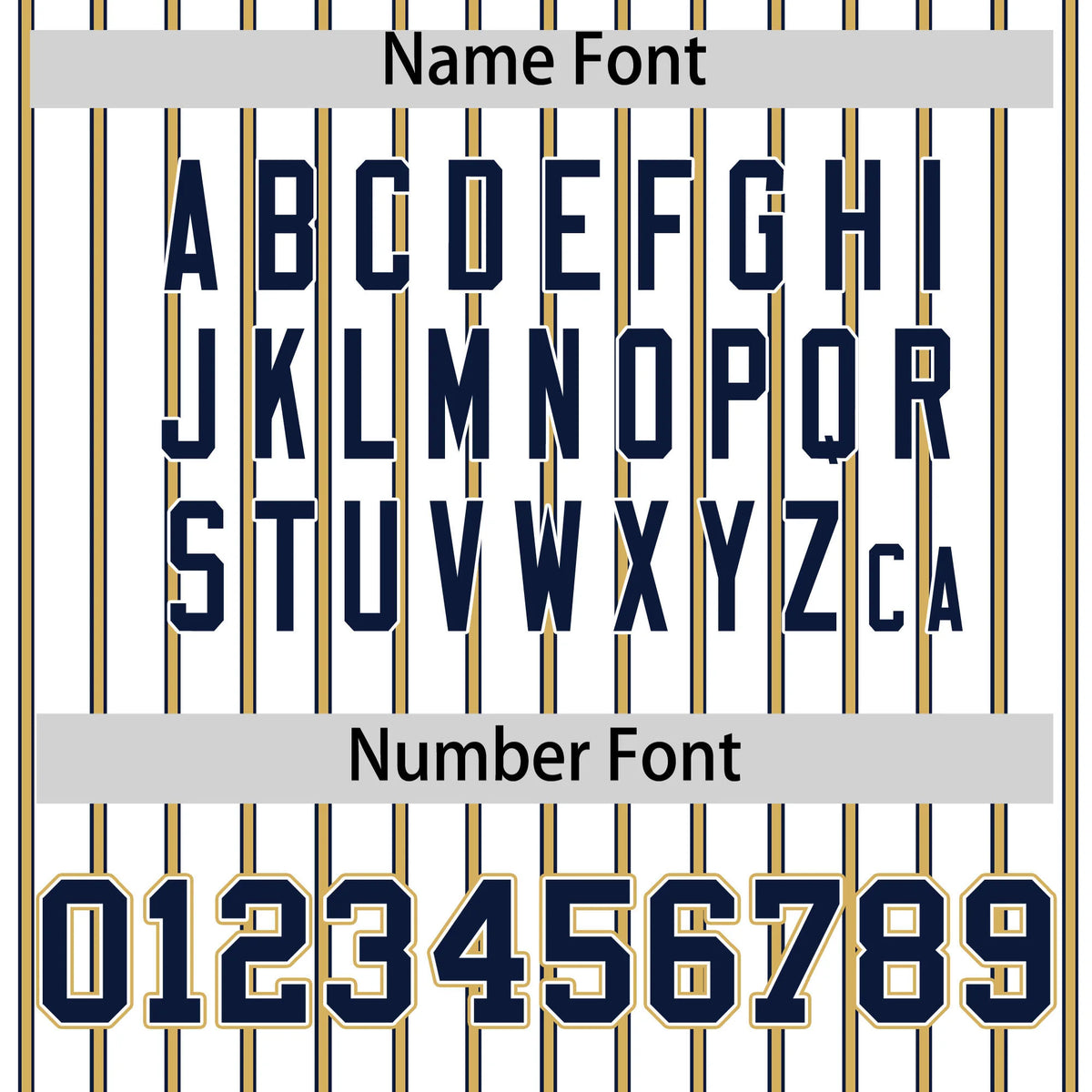 Custom White Navy-Khaki Pinstripe Pattern Design Performance T-Shirt