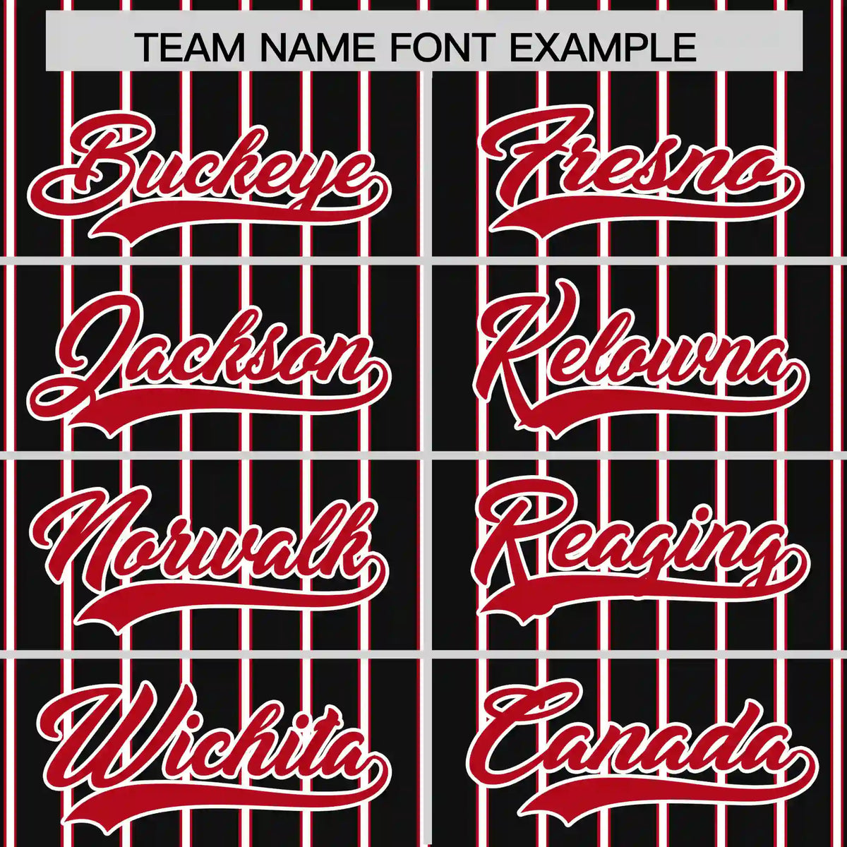 Custom Black White-Red Pinstripe Pattern Design Performance T-Shirt