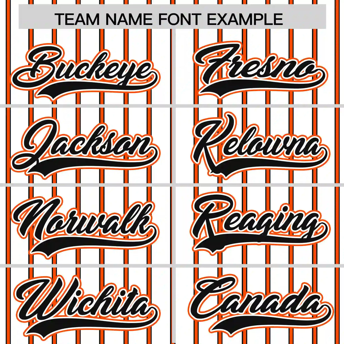 Custom White Black-Orange Pinstripe Pattern Design Performance T-Shirt