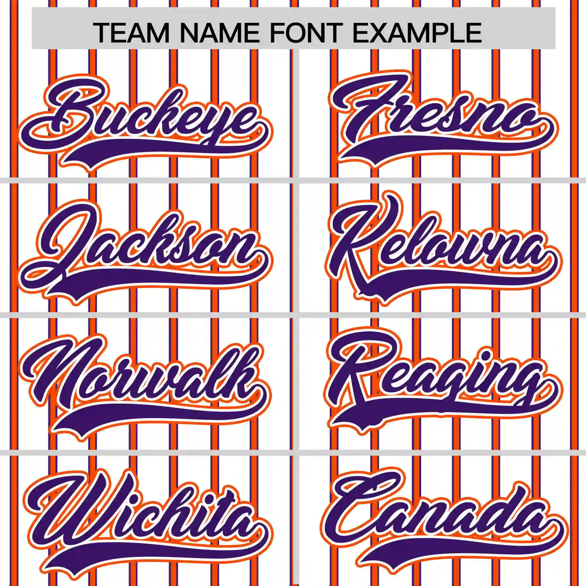 Custom White Purple-Orange Pinstripe Pattern Design Performance T-Shirt