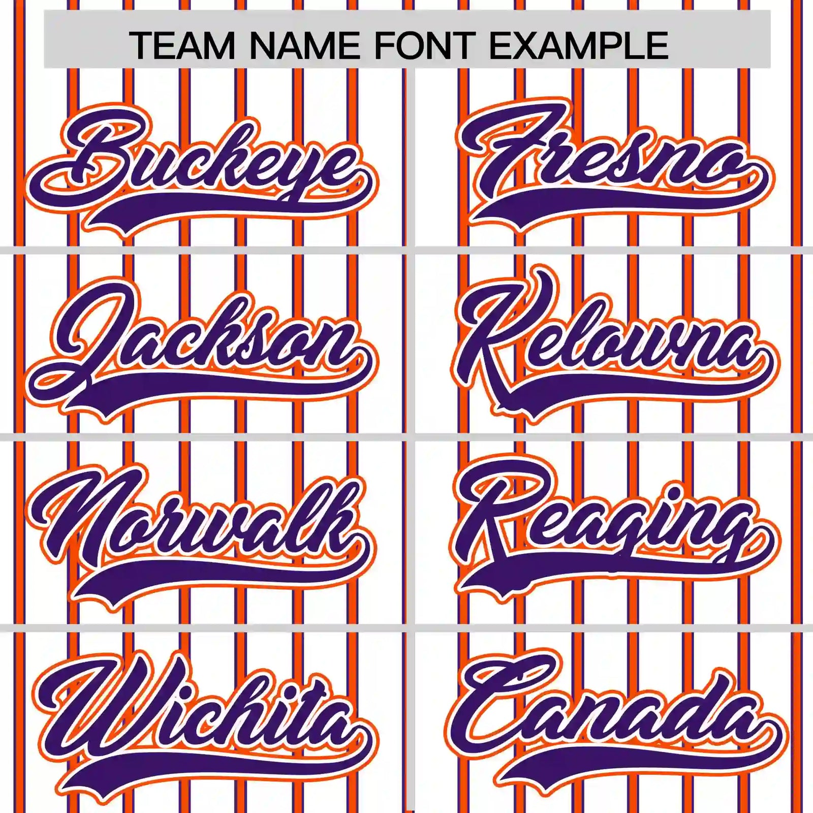 Custom White Purple-Orange Pinstripe Pattern Design Performance T-Shirt