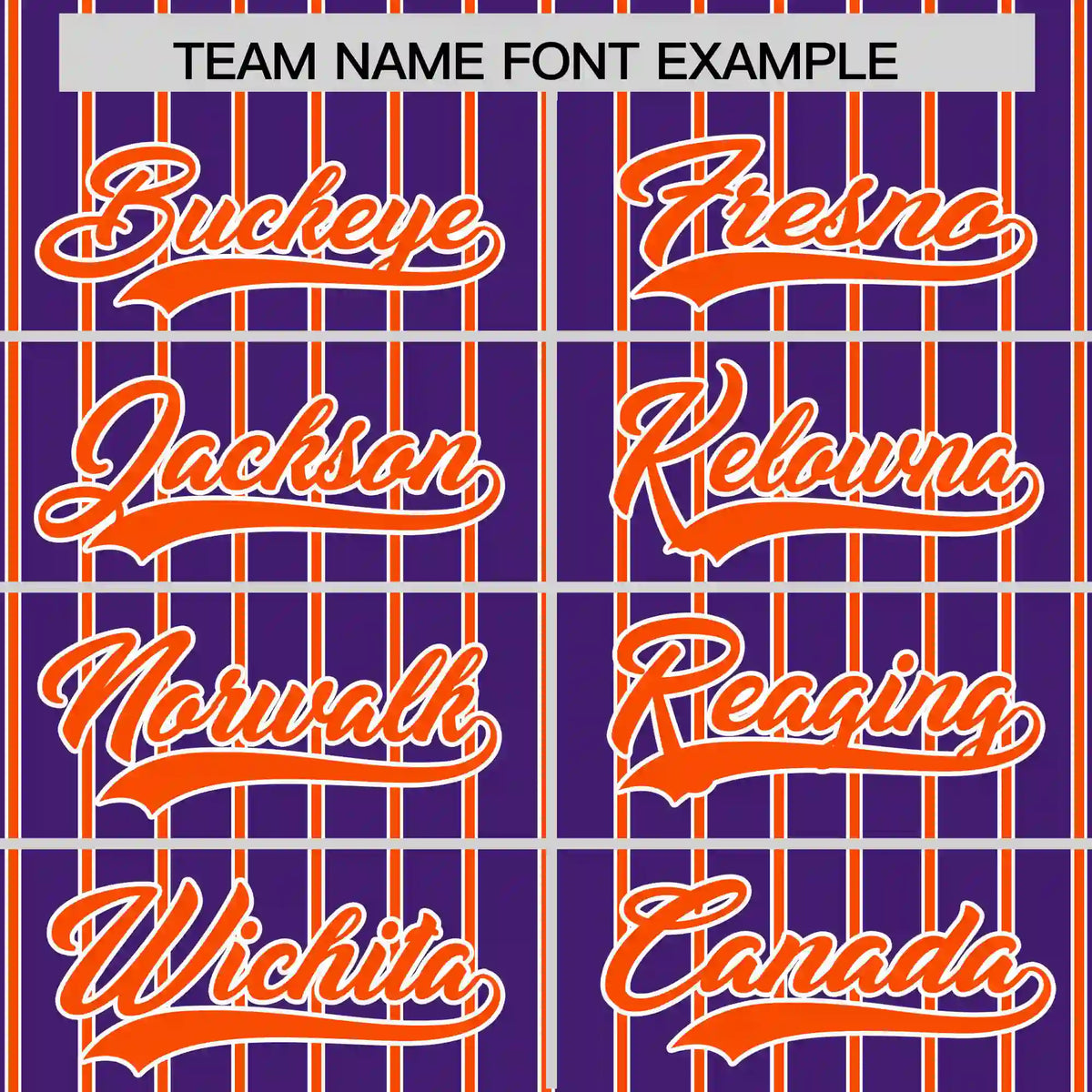 Custom Purple White-Orange Pinstripe Pattern Design Performance T-Shirt