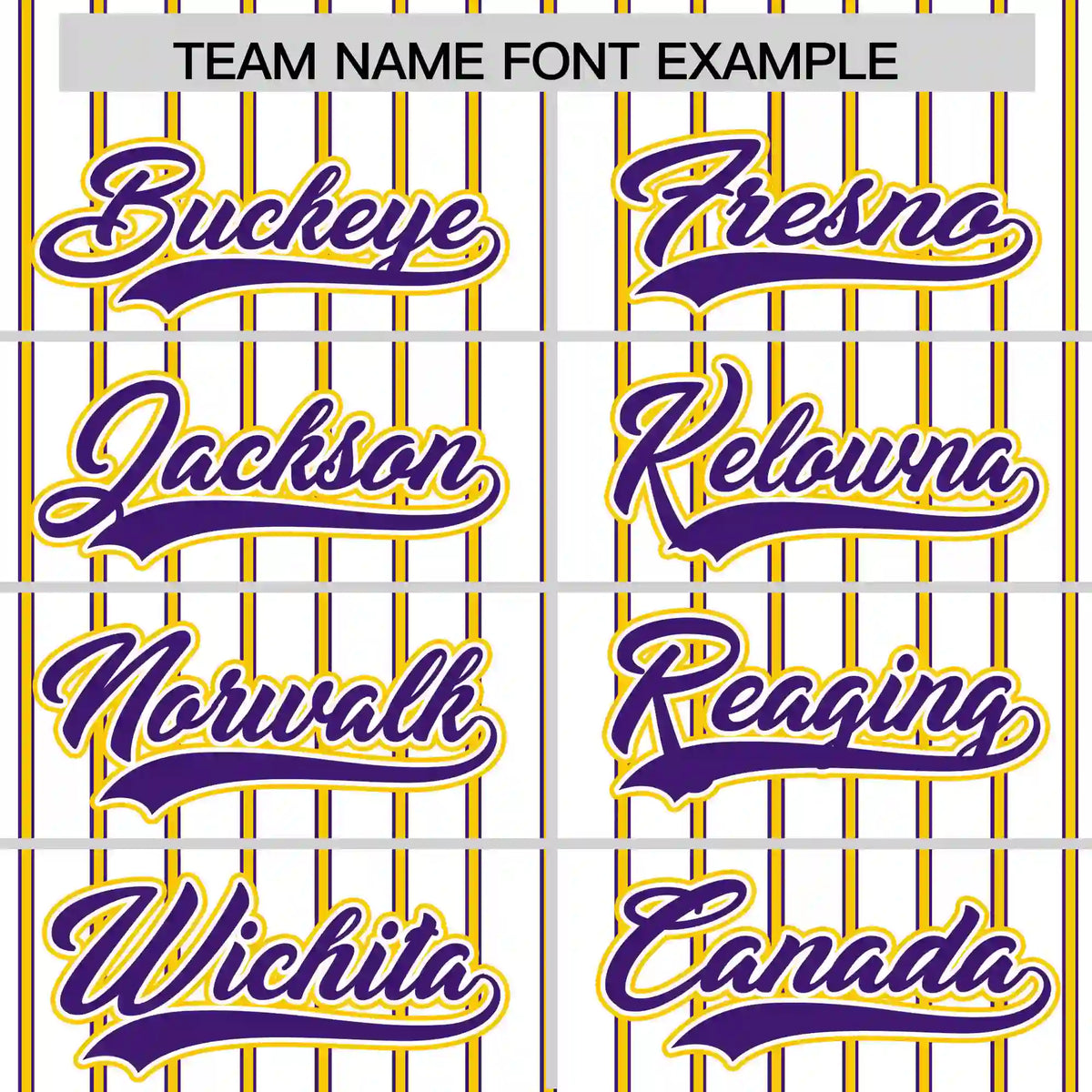 Custom White Purple-Gold01 Pinstripe Pattern Design Performance T-Shirt