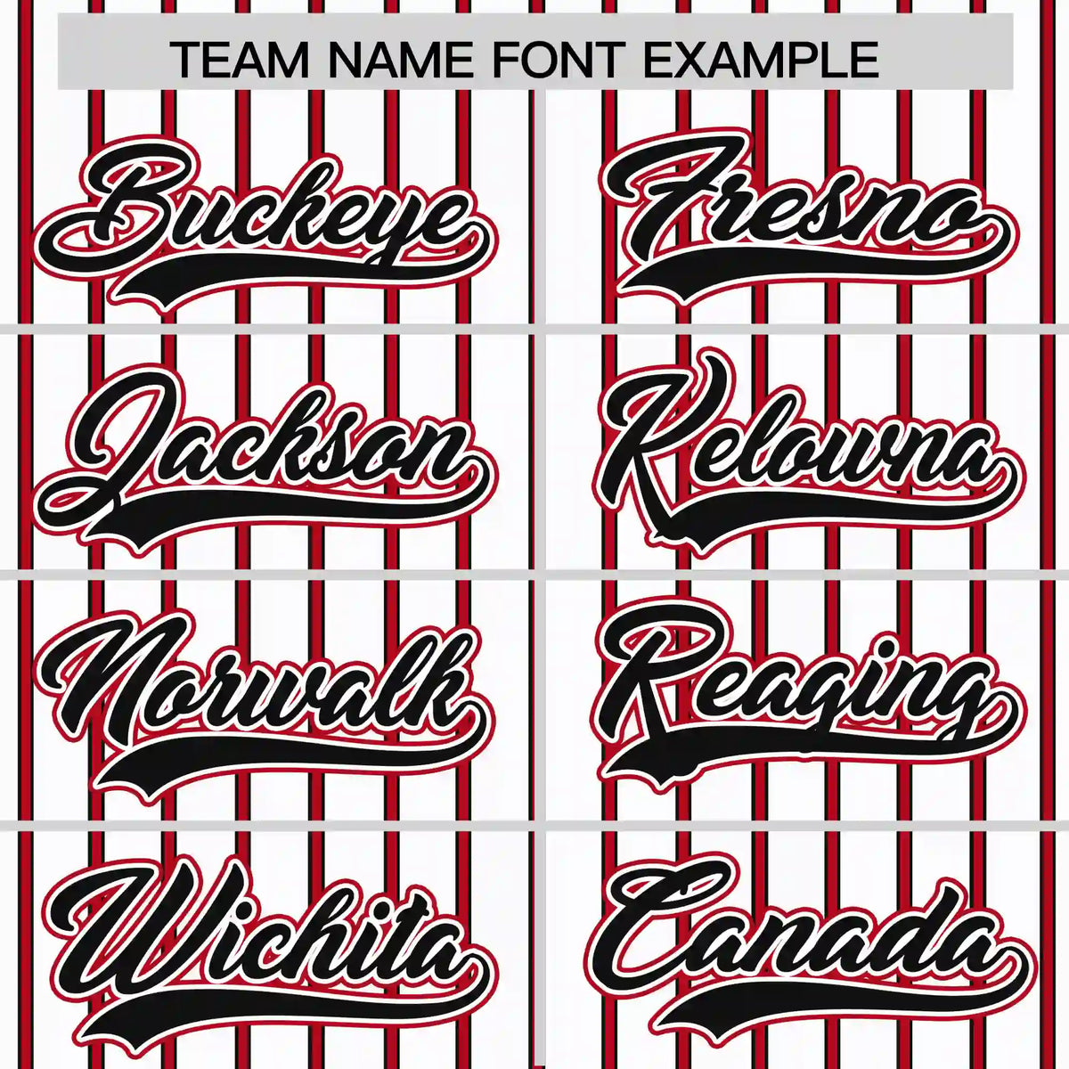 Custom White Red-Black Pinstripe Pattern Design Performance T-Shirt
