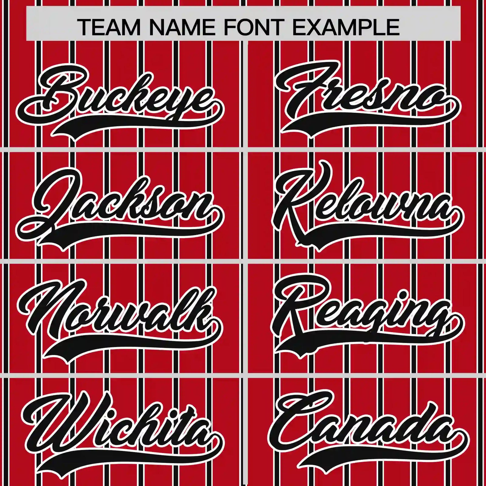 Custom Red White-Black Pinstripe Pattern Design Performance T-Shirt