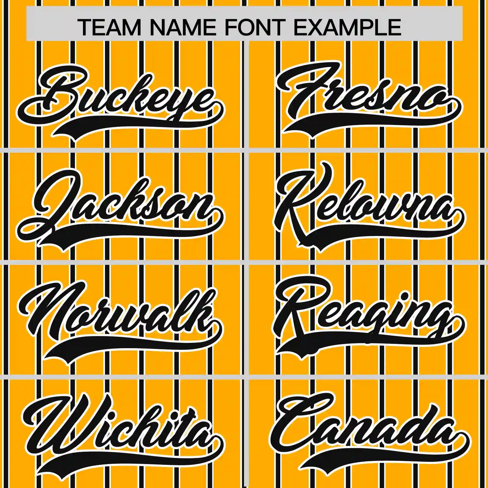 Custom Yellow White-Black Pinstripe Pattern Design Performance T-Shirt