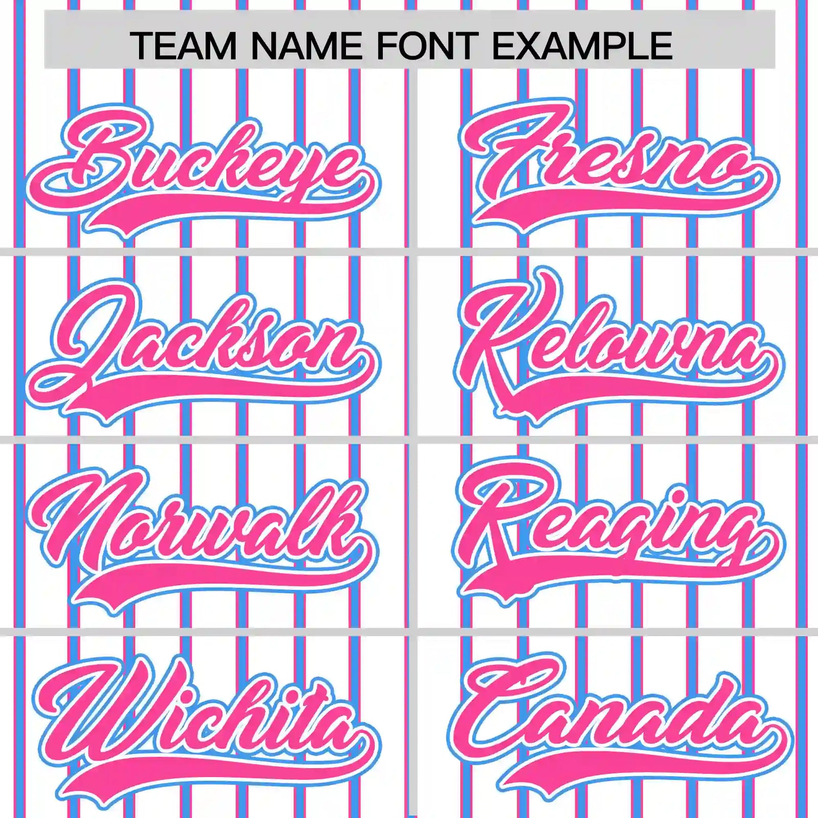 Custom White Pink-Powder Blue Pinstripe Pattern Design Performance T-Shirt