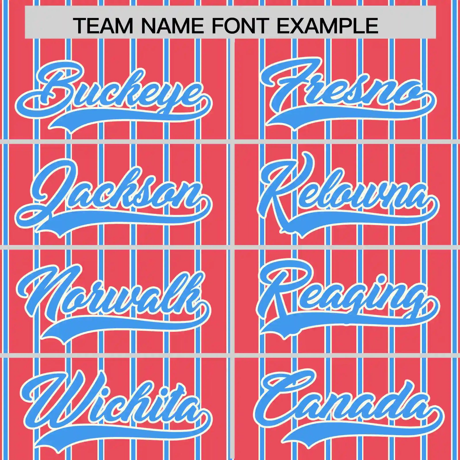 Custom Light Red White-Powder Blue Pinstripe Pattern Design Performance T-Shirt