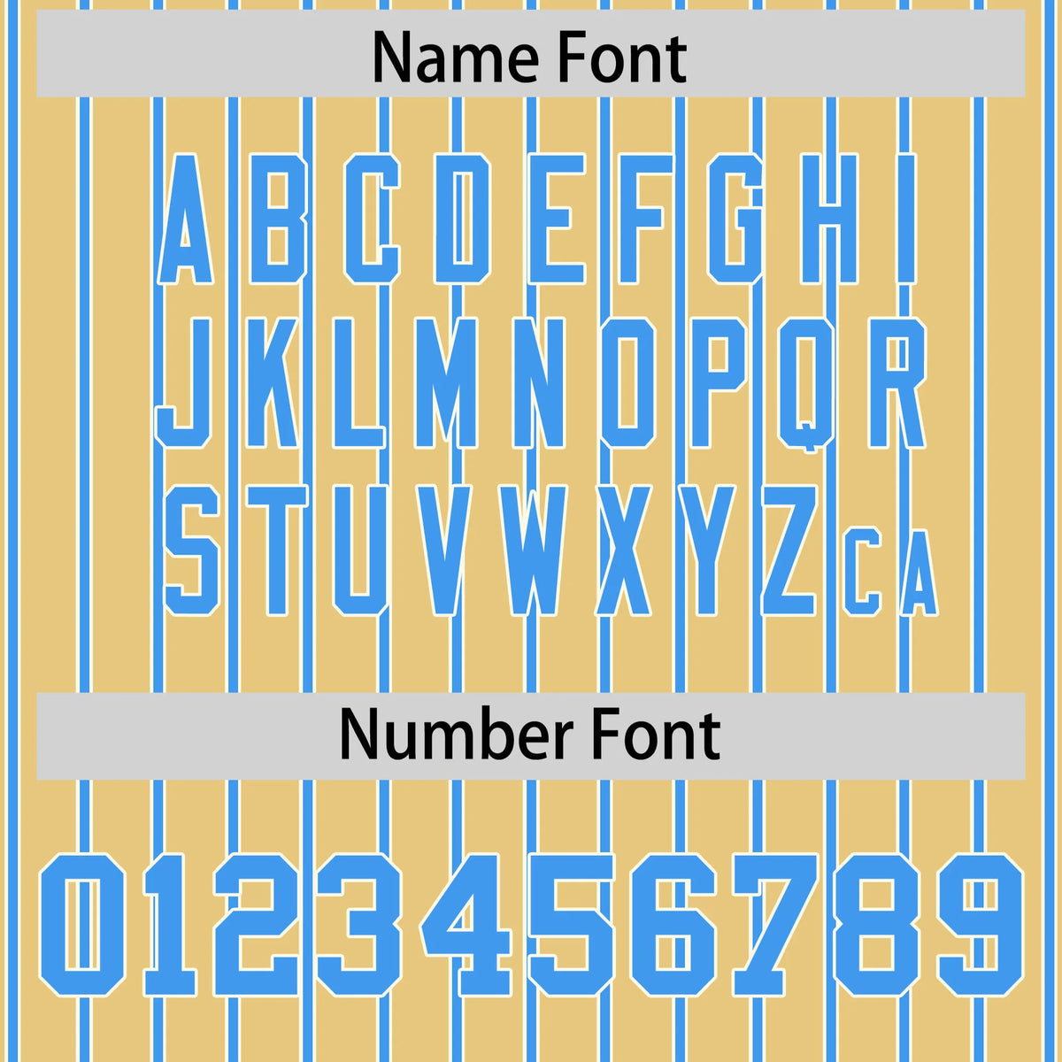 Custom Khaki White-Powder Blue Pinstripe Pattern Design Performance T-Shirt