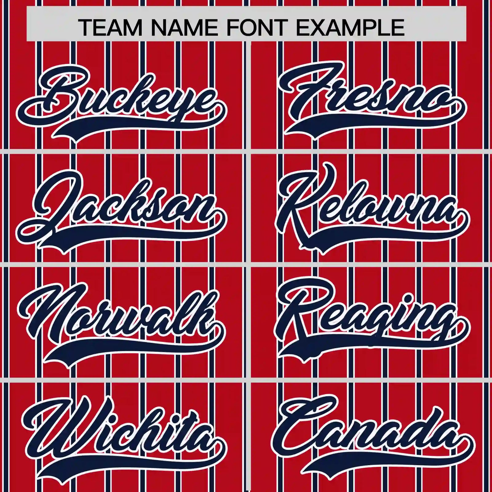 Custom Red White-Navy Pinstripe Pattern Design Performance T-Shirt