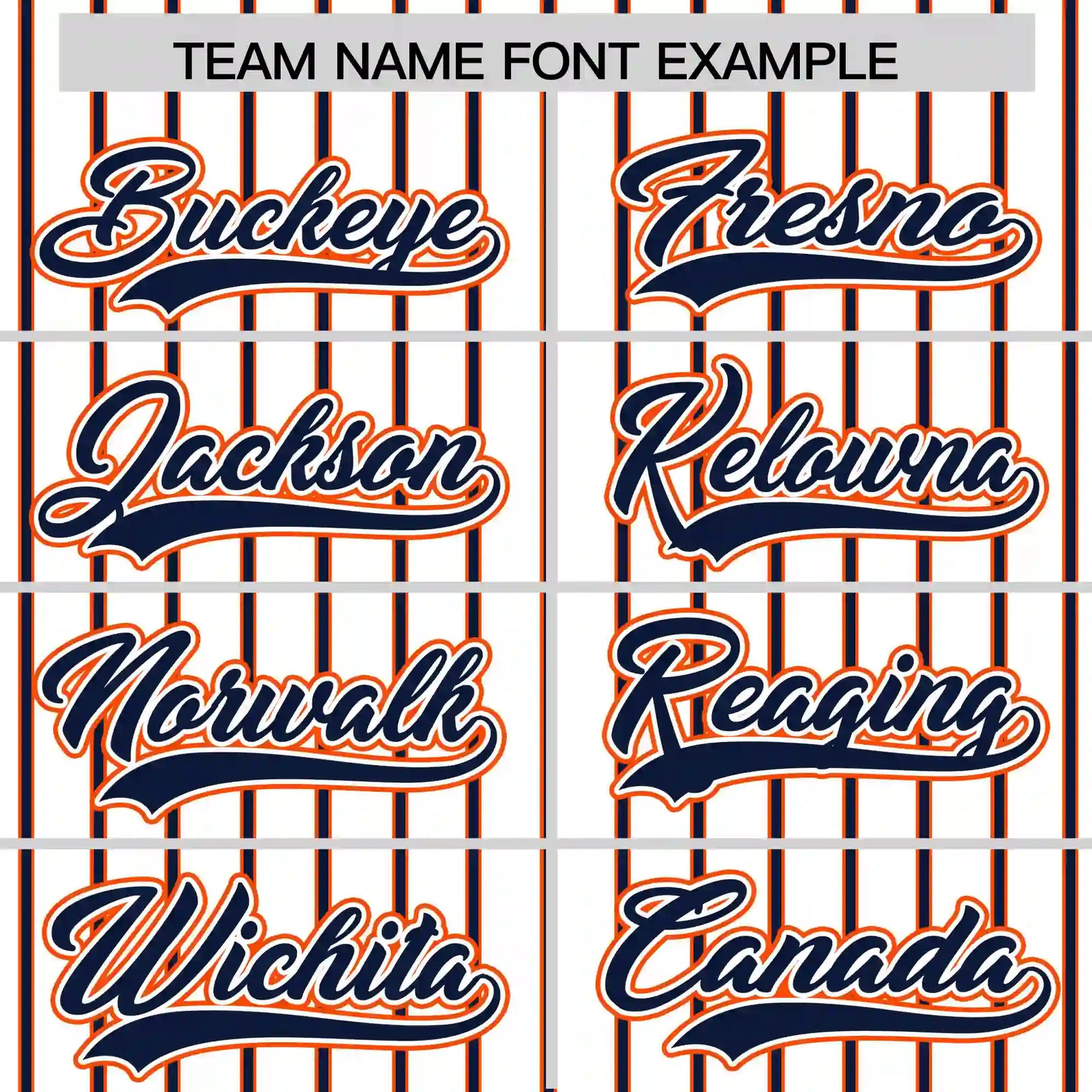 Custom White Orange-Navy Pinstripe Pattern Design Performance T-Shirt