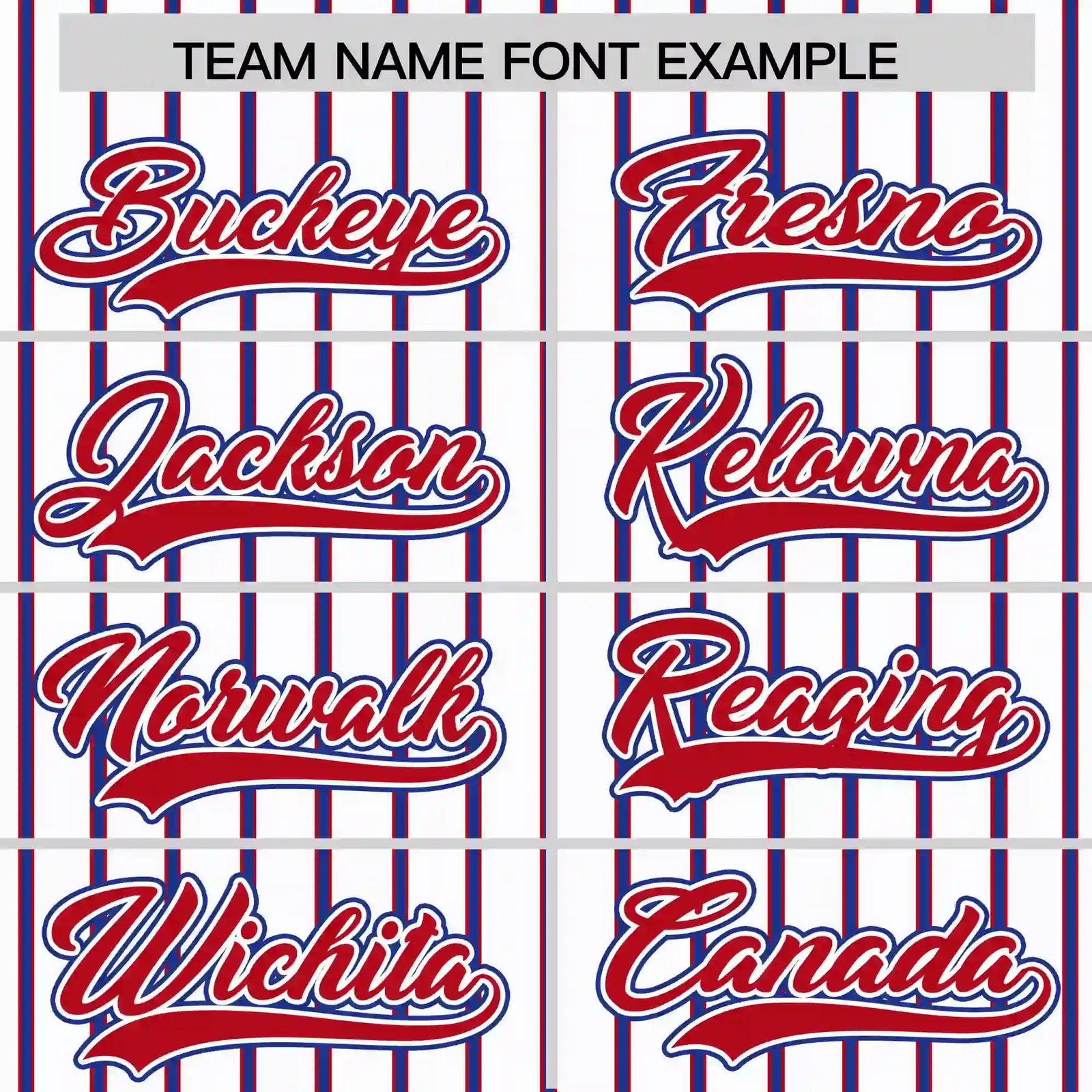 Custom White Red-Royal Blue Pinstripe Pattern Design Performance T-Shirt