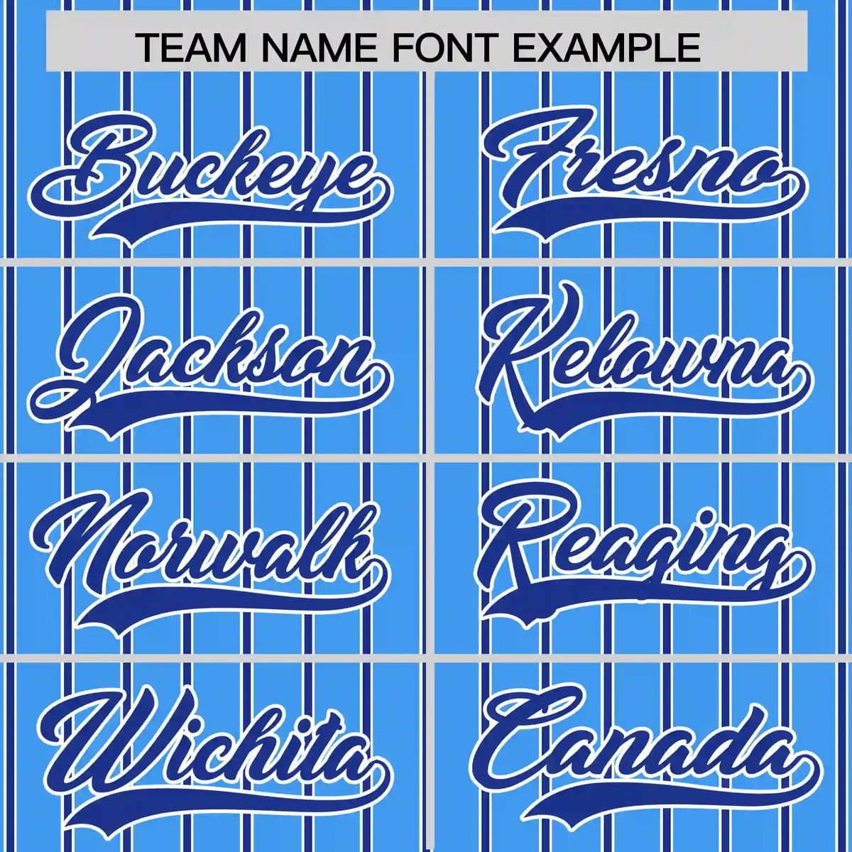 Custom Powder Blue White-Royal Blue Pinstripe Pattern Design Performance T-Shirt