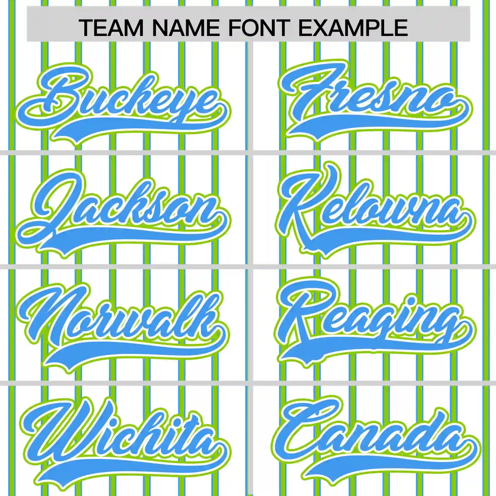 Custom White Powder Blue-Neon Green Pinstripe Pattern Design Performance T-Shirt
