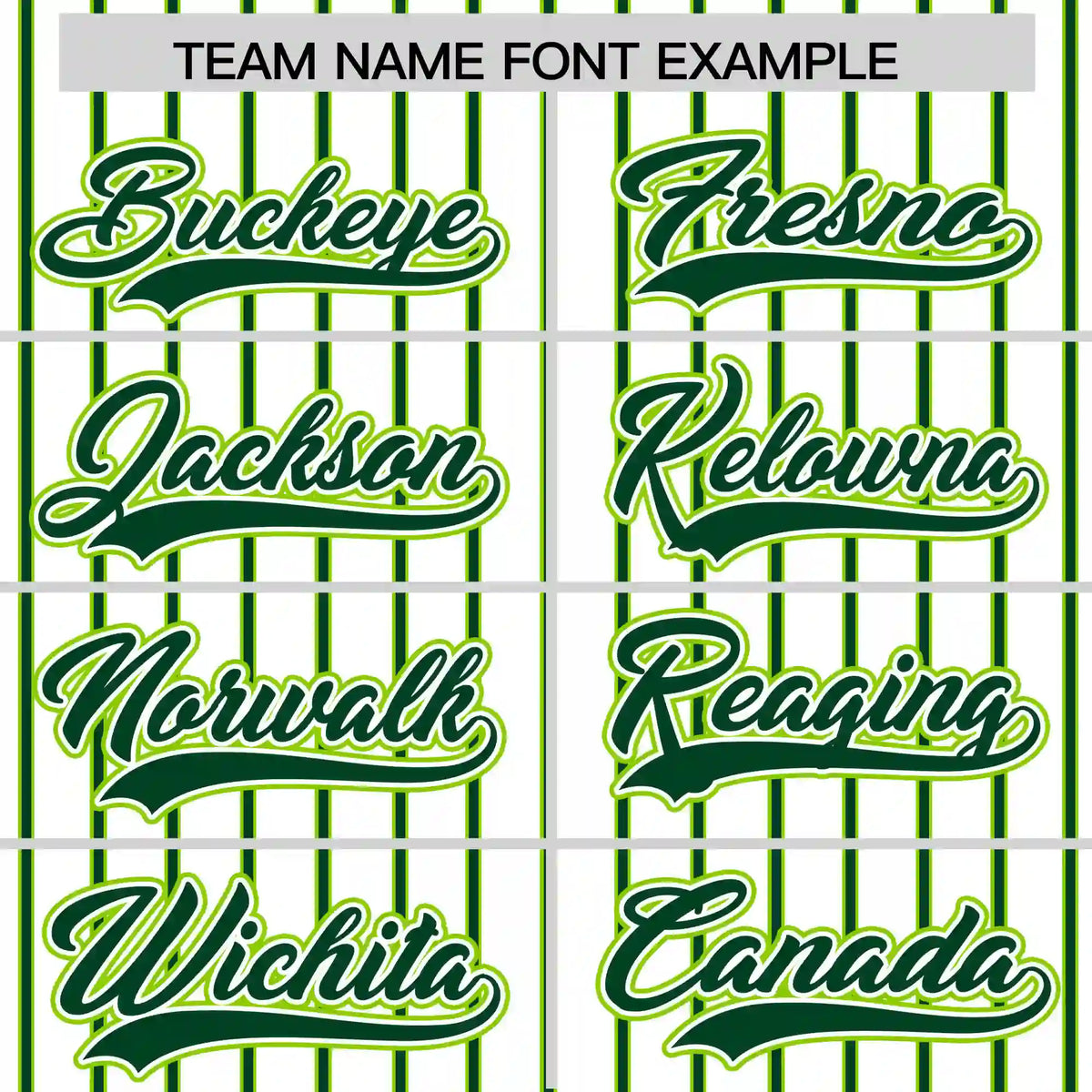 Custom White Green-Neon Green Pinstripe Pattern Design Performance T-Shirt