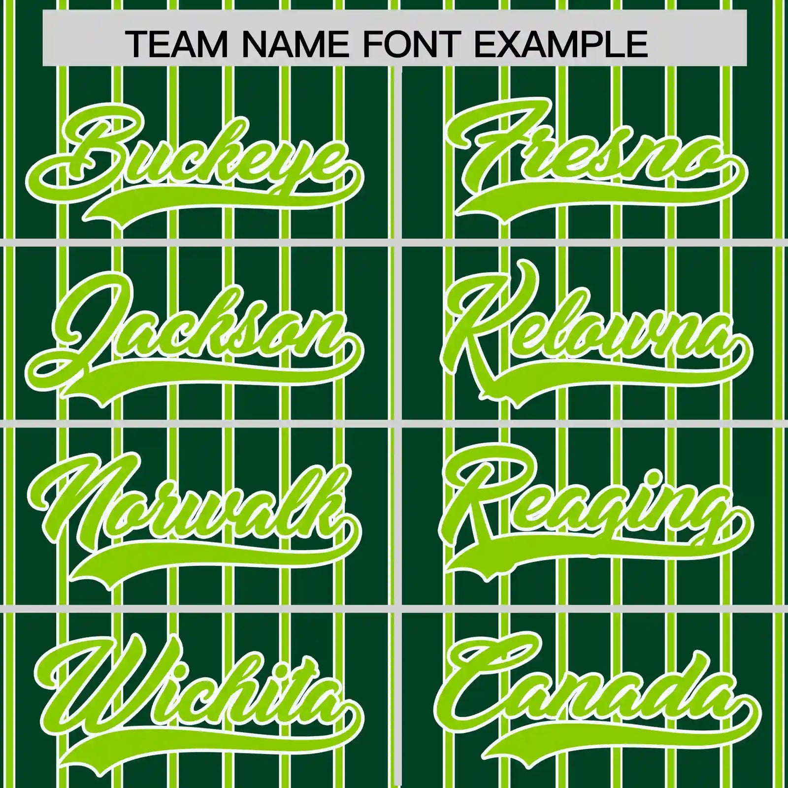 Custom Green White-Neon Green Pinstripe Pattern Design Performance T-Shirt