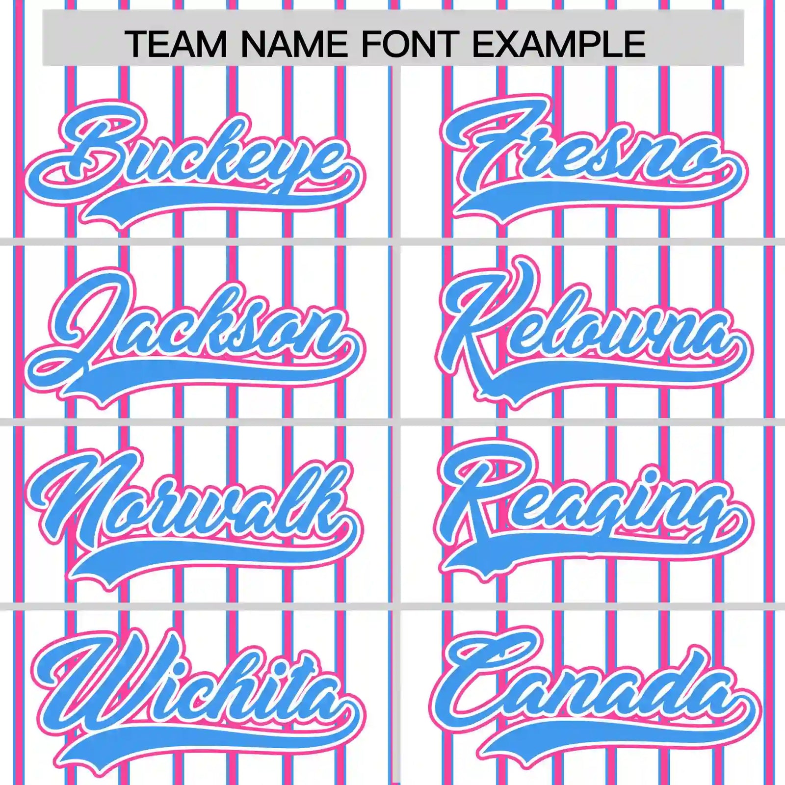 Custom White Powder Blue-Pink Pinstripe Pattern Design Performance T-Shirt