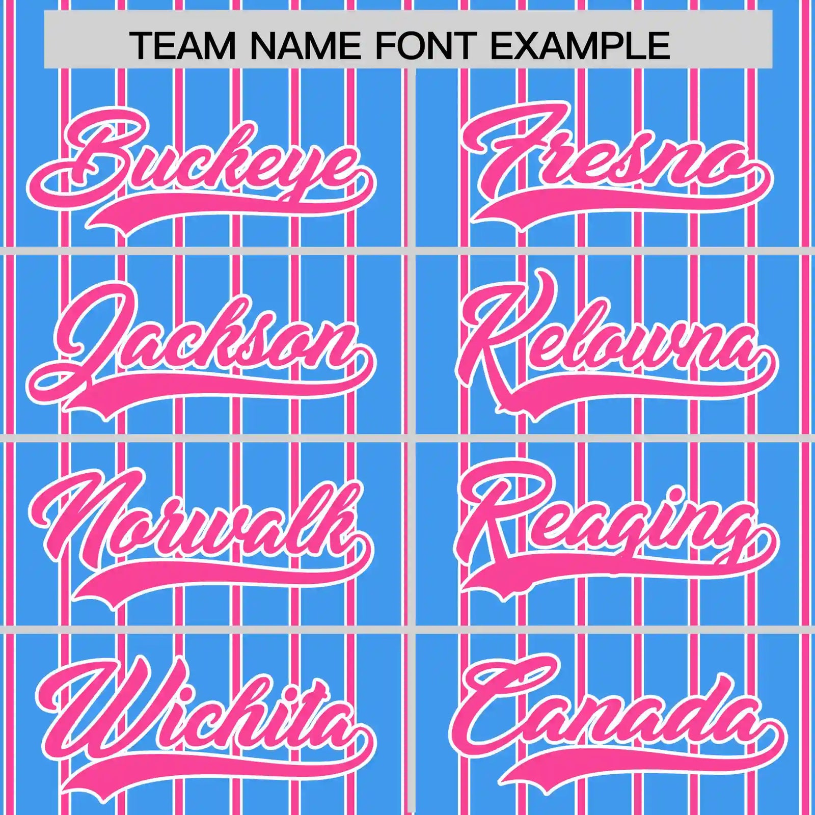 Custom Powder Blue White-Pink Pinstripe Pattern Design Performance T-Shirt