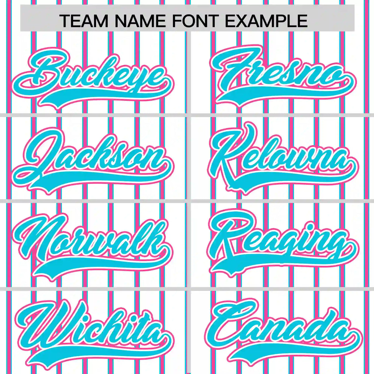 Custom White Sky Blue-Pink Pinstripe Pattern Design Performance T-Shirt