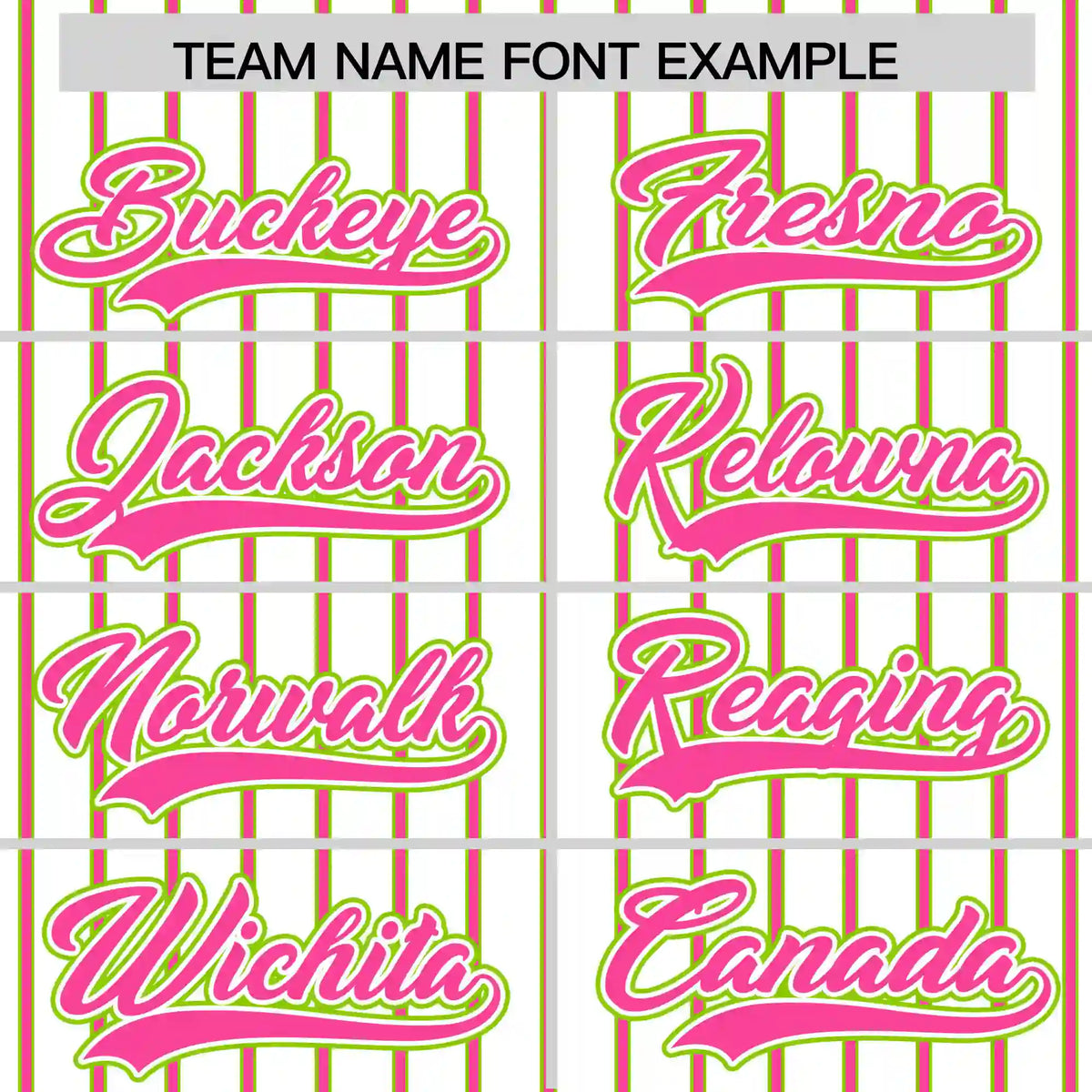 Custom White Neon Green-Pink Pinstripe Pattern Design Performance T-Shirt