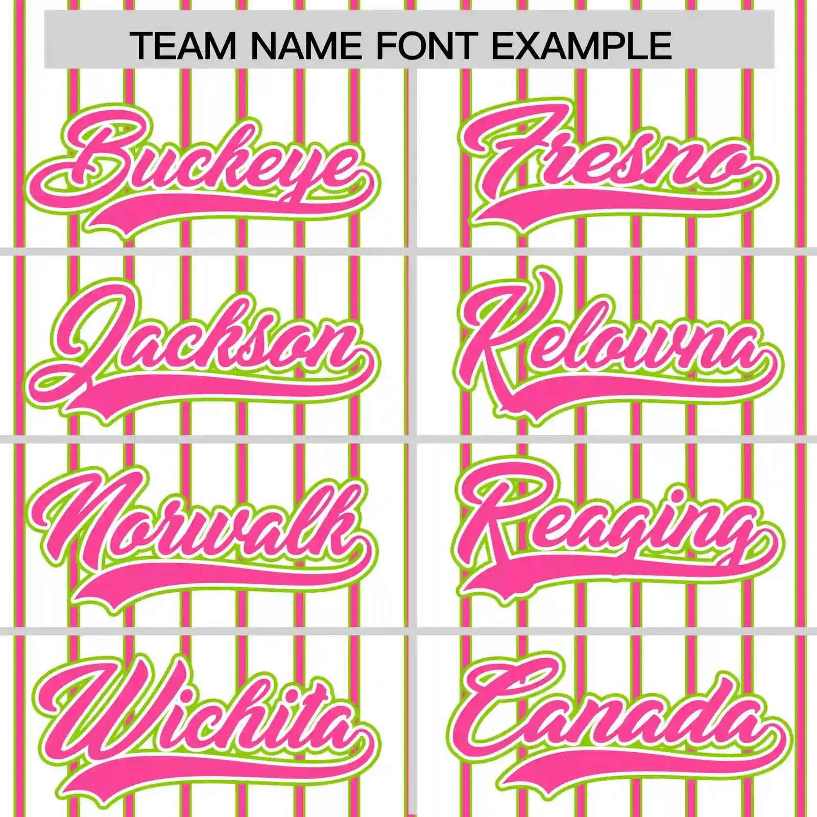Custom White Neon Green-Pink Pinstripe Pattern Design Performance T-Shirt