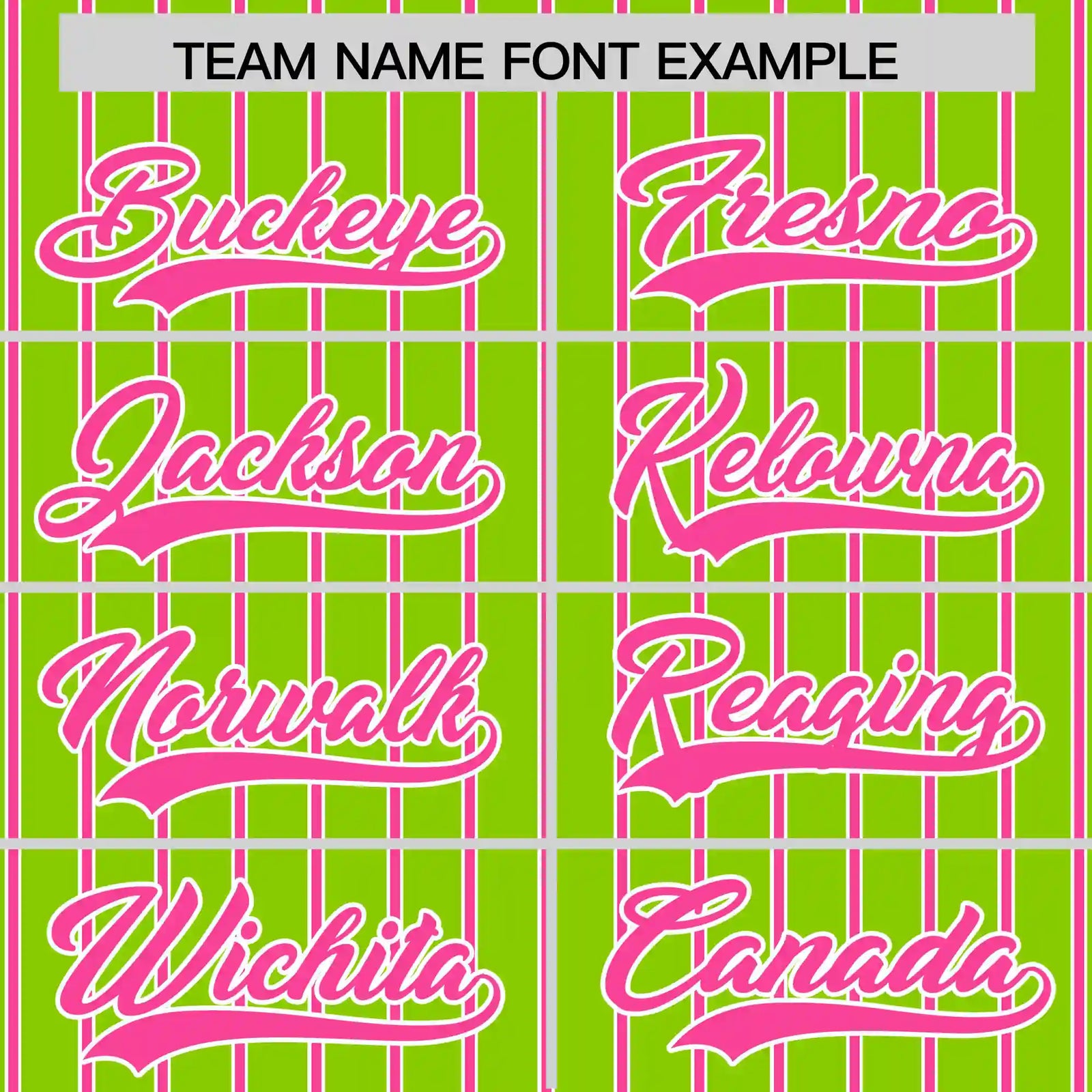 Custom Neon Green White-Pink Pinstripe Pattern Design Performance T-Shirt