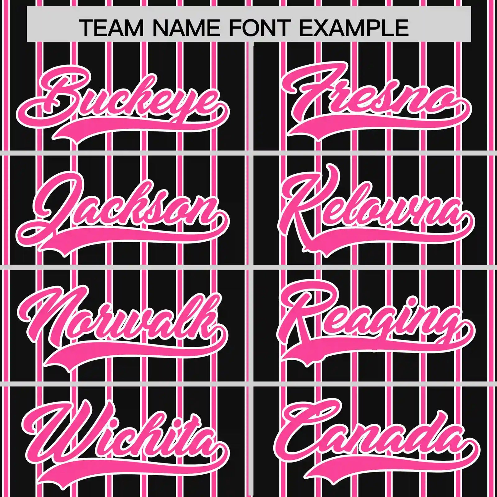 Custom Black White-Pink Pinstripe Pattern Design Performance T-Shirt