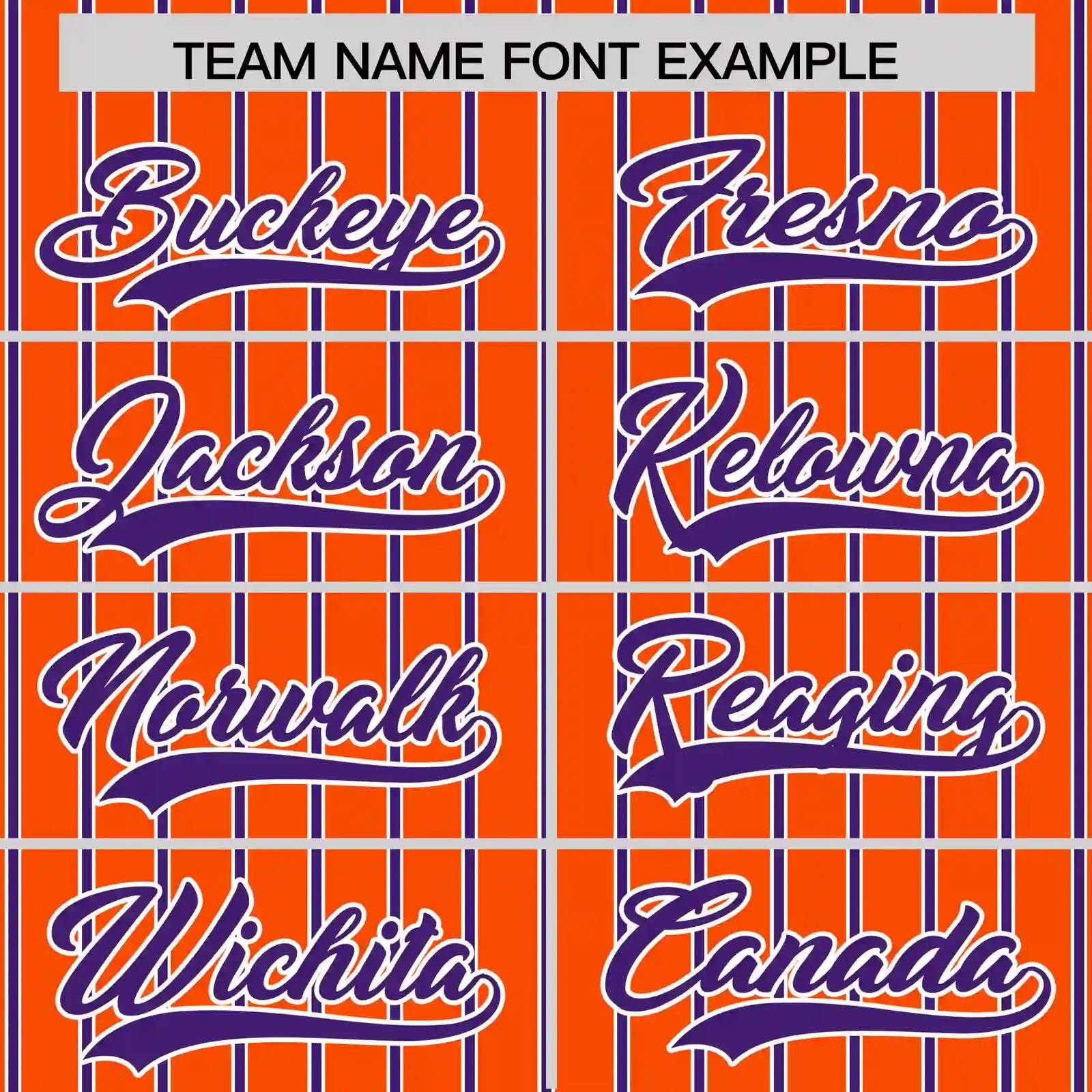 Custom Orange White-Purple Pinstripe Pattern Design Performance T-Shirt
