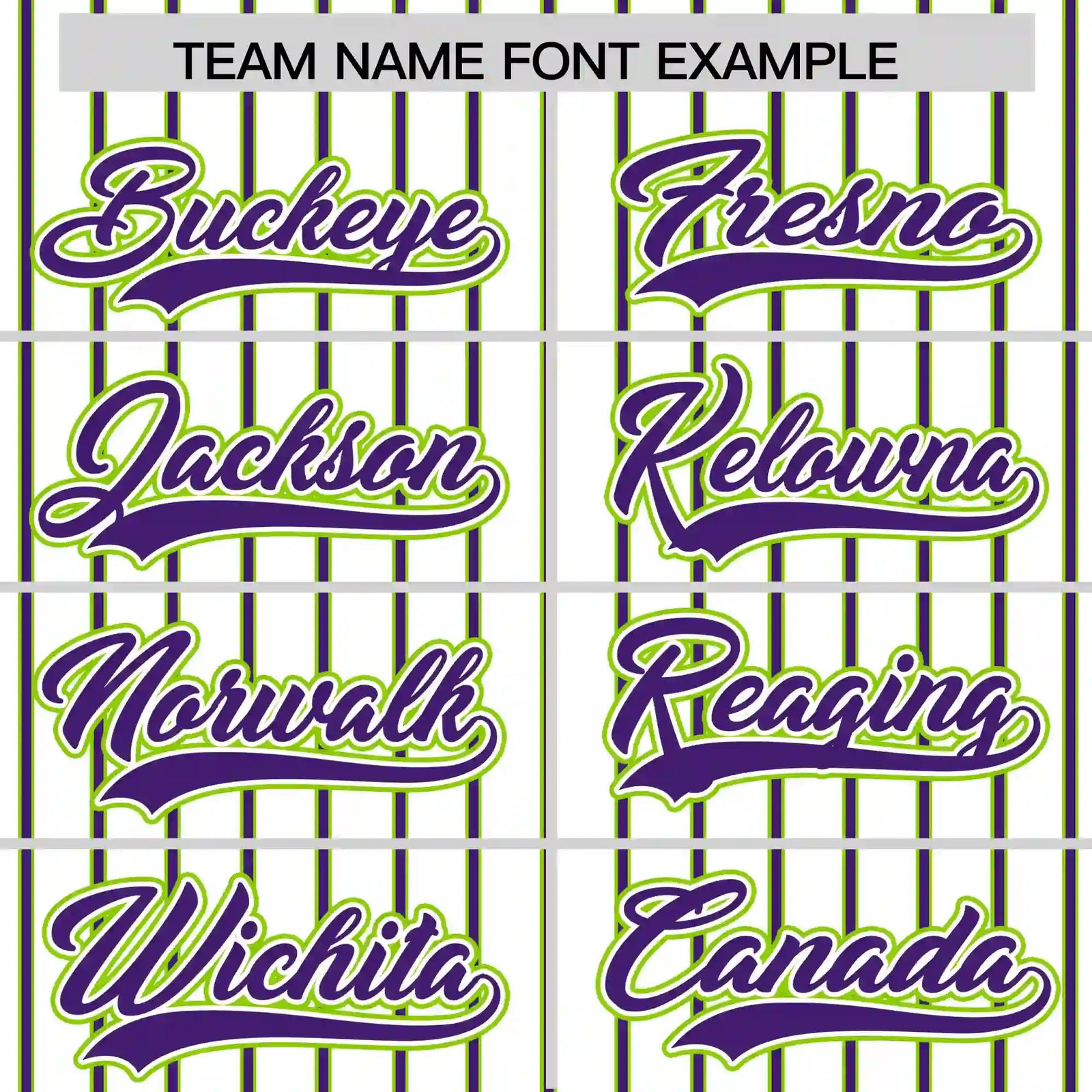 Custom White Neon Green-Purple Pinstripe Pattern Design Performance T-Shirt