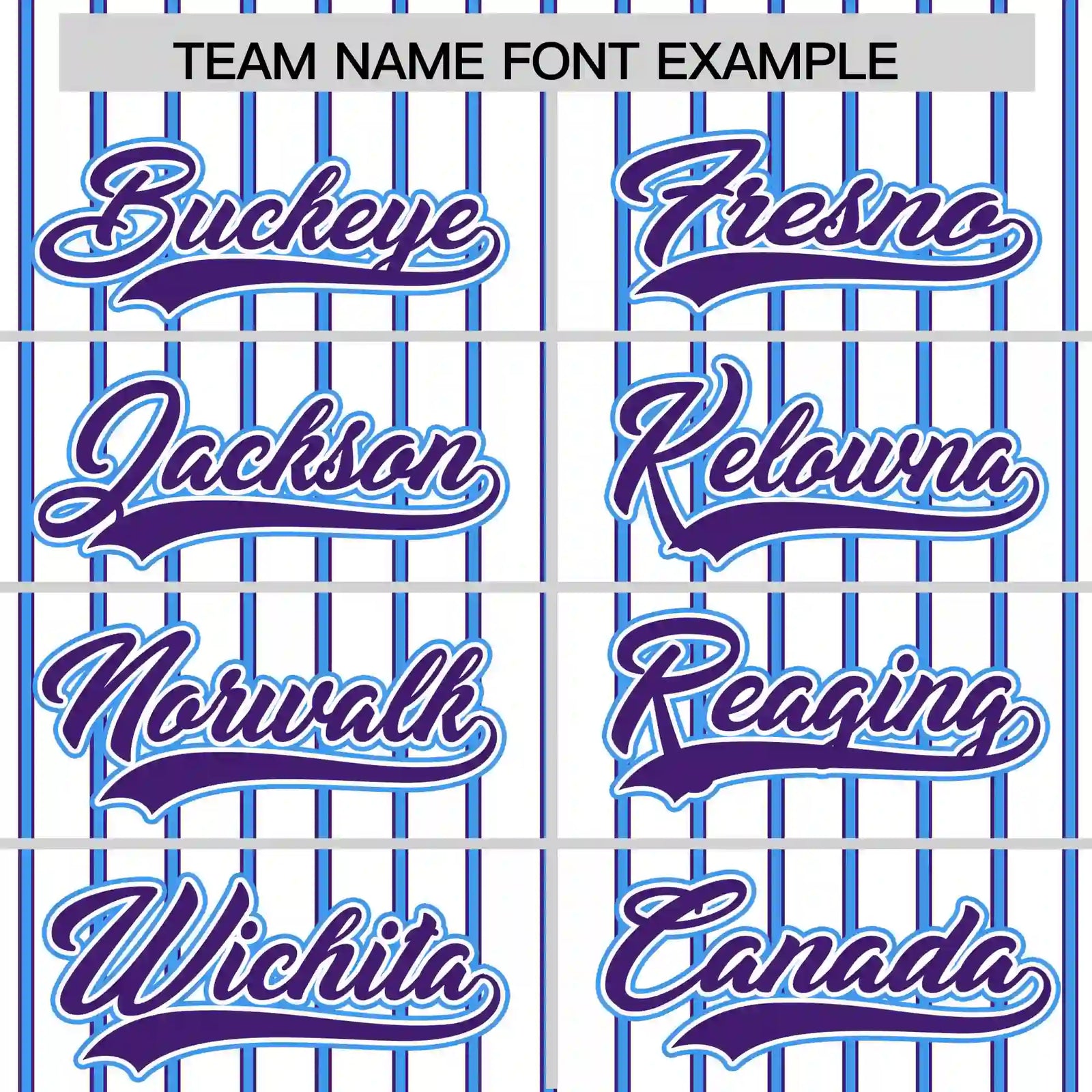 Custom White Powder Blue-Purple Pinstripe Pattern Design Performance T-Shirt