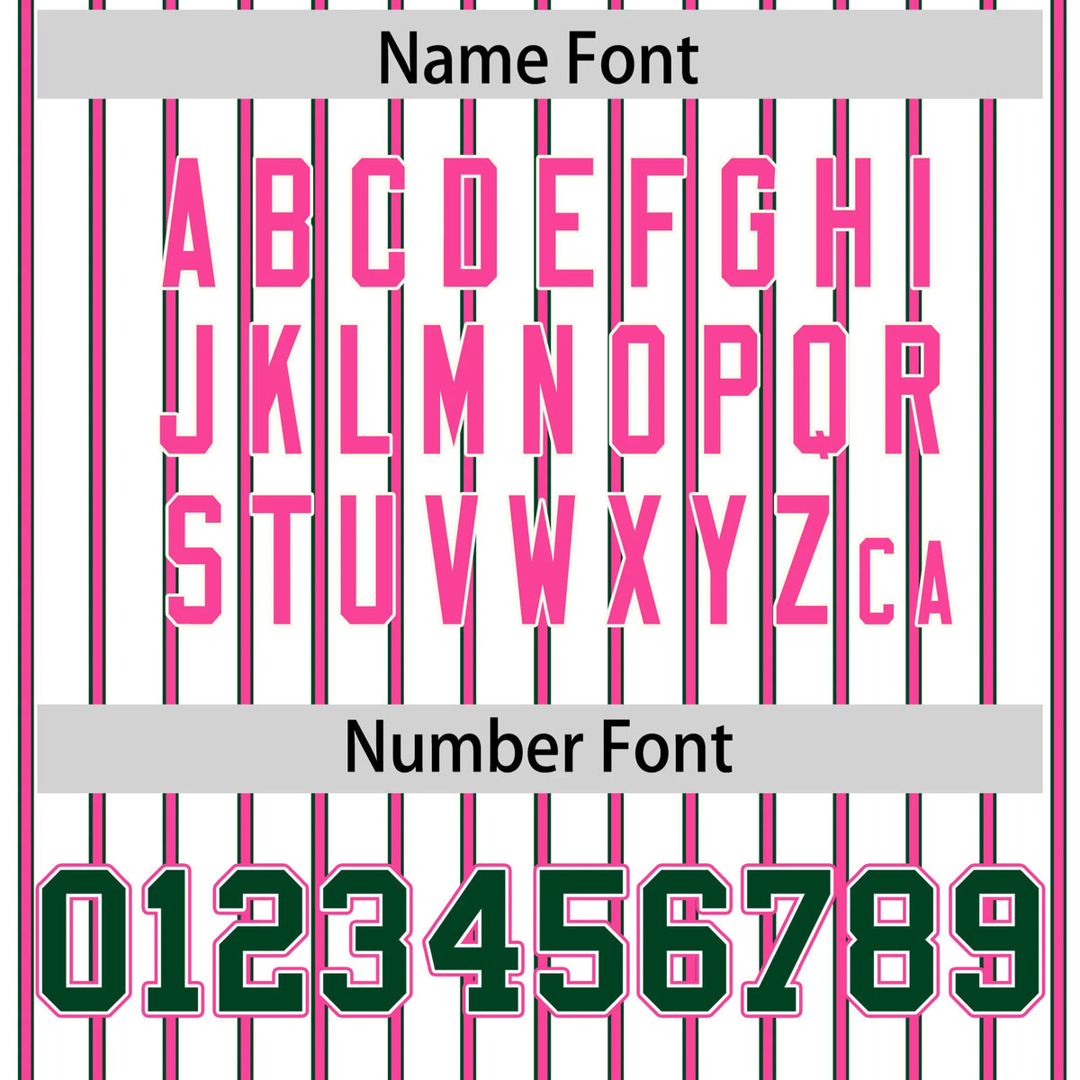 Custom White Pink-Green Pinstripe Pattern Design Performance T-Shirt