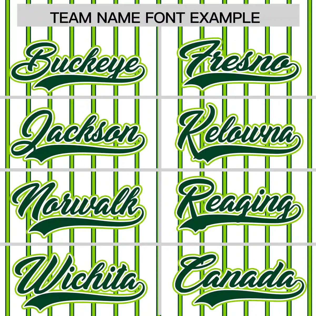 Custom White Neon Green-Green Pinstripe Pattern Design Performance T-Shirt