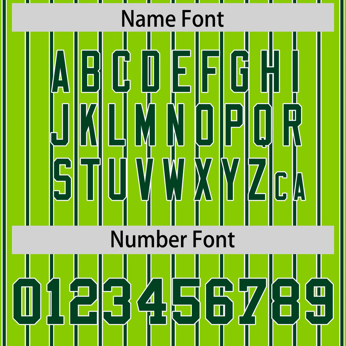 Custom Neon Green White-Green Pinstripe Pattern Design Performance T-Shirt