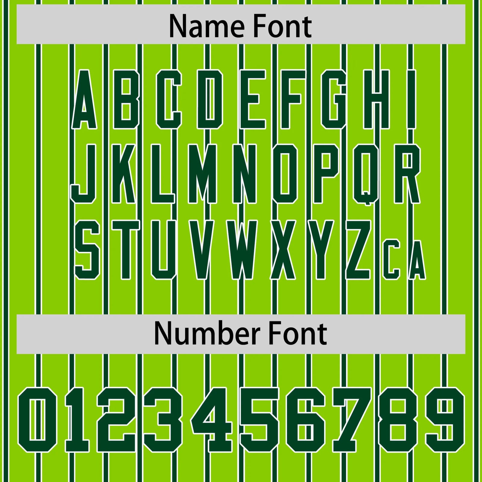 Custom Neon Green White-Green Pinstripe Pattern Design Performance T-Shirt