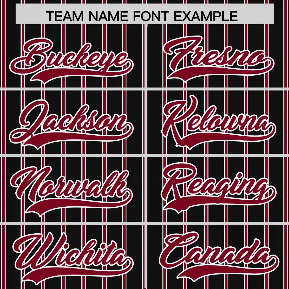 Custom Black White-Crimson Pinstripe Pattern Design Performance T-Shirt