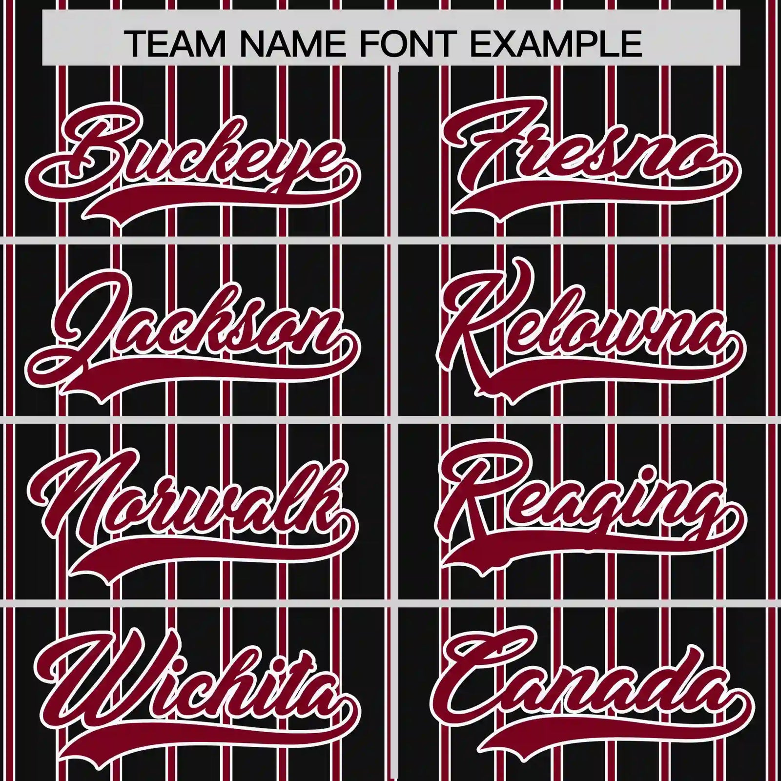 Custom Black White-Crimson Pinstripe Pattern Design Performance T-Shirt